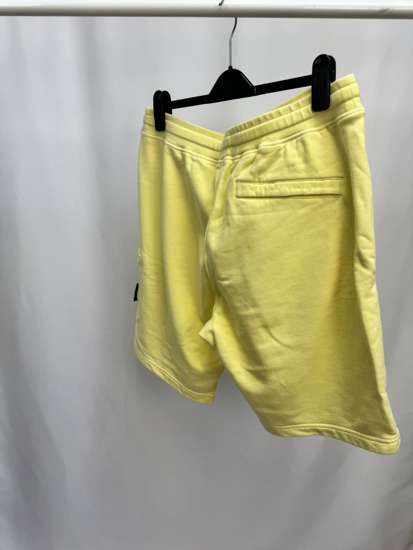 Stone Island Fleece Bermuda Cotton Shorts (Yellow)