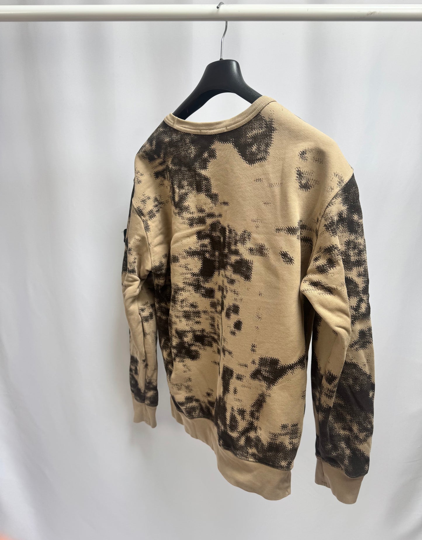 Stone Island Earth Mapping Sweatshirt (Beige)