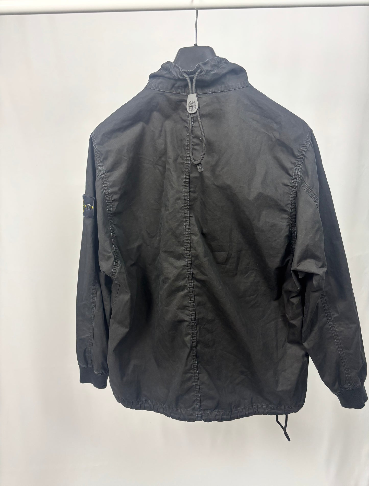 Stone Island Half Zip Smock (Black)