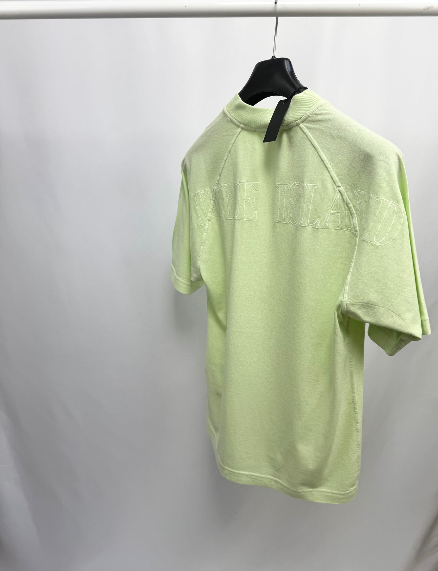 Stone Island ‘Old’ Treatment T-Shirt (Light Green)