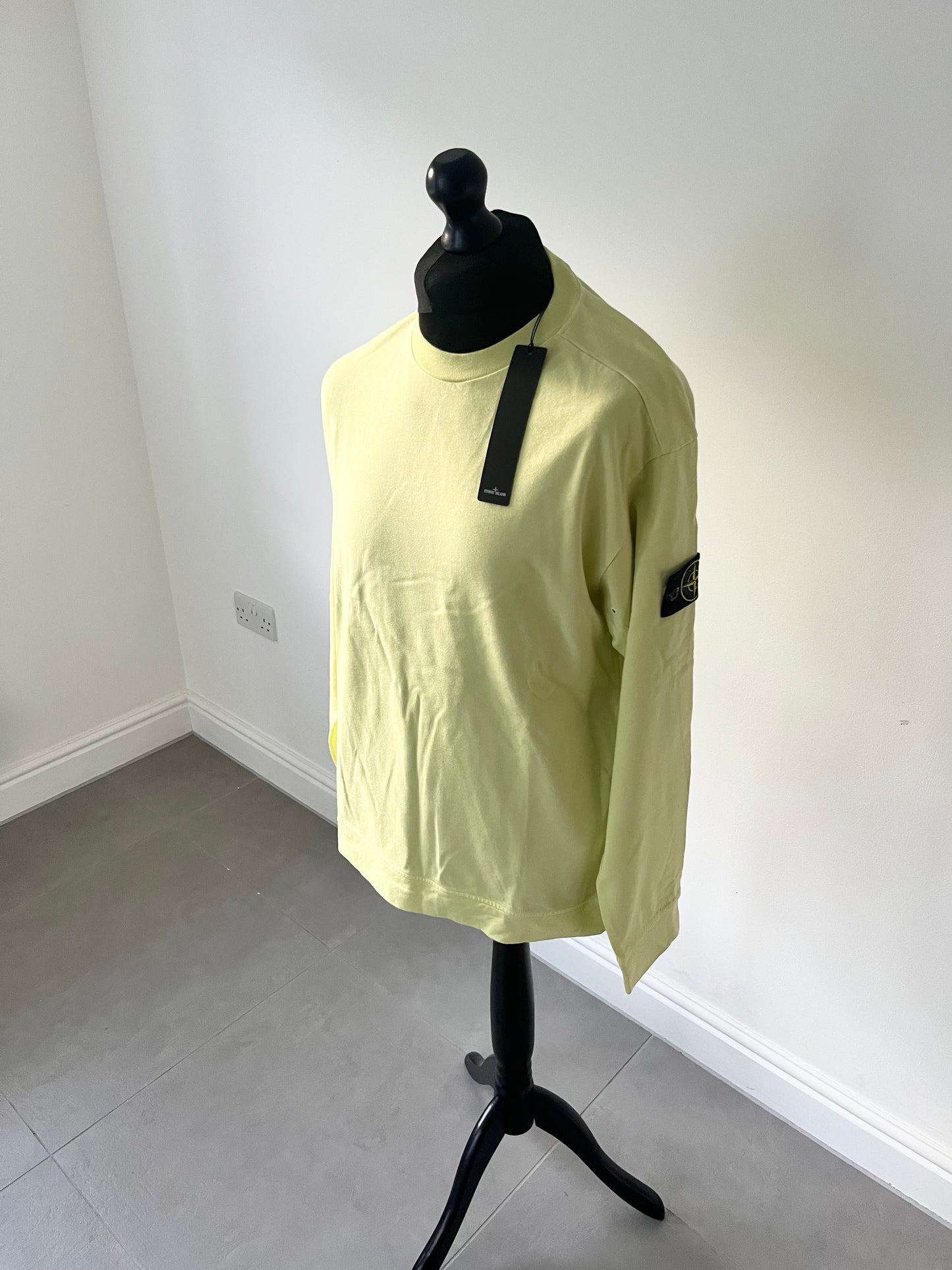 Stone Island Lightweight Crew Sweatshirt (Yellow)