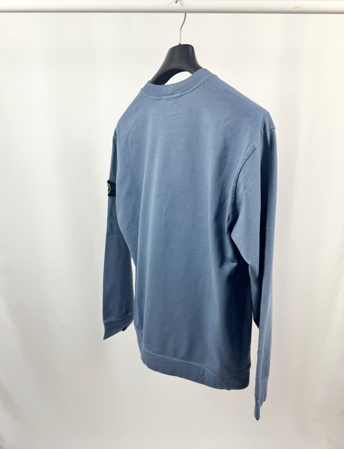 Stone Island Lightweight Crew Sweatshirt (Avio Blue)