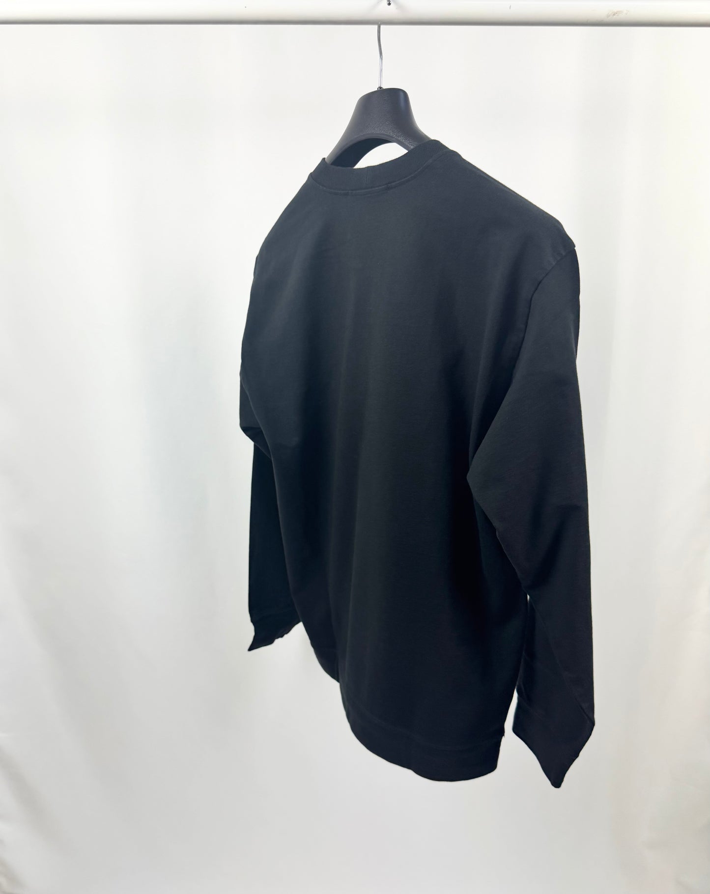 Stone Island Lightweight Crew Sweatshirt (Black)