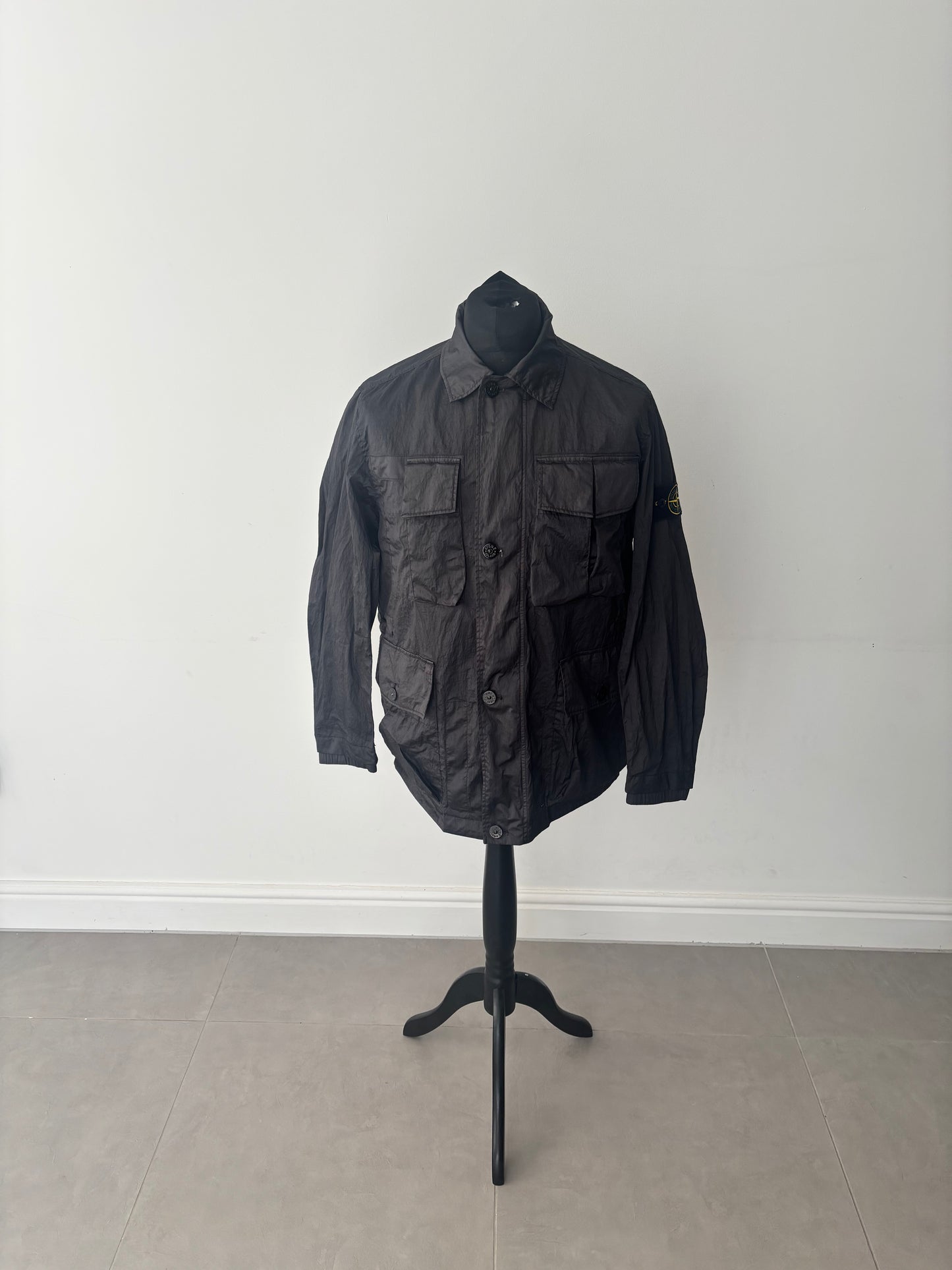 Stone Island Nylon Metal Watro-TC In Econly Regenerated Nylon (Black)