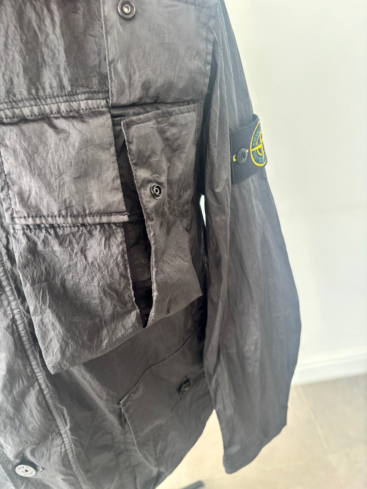 Stone Island Nylon Metal Watro-TC In Econly Regenerated Nylon (Black)