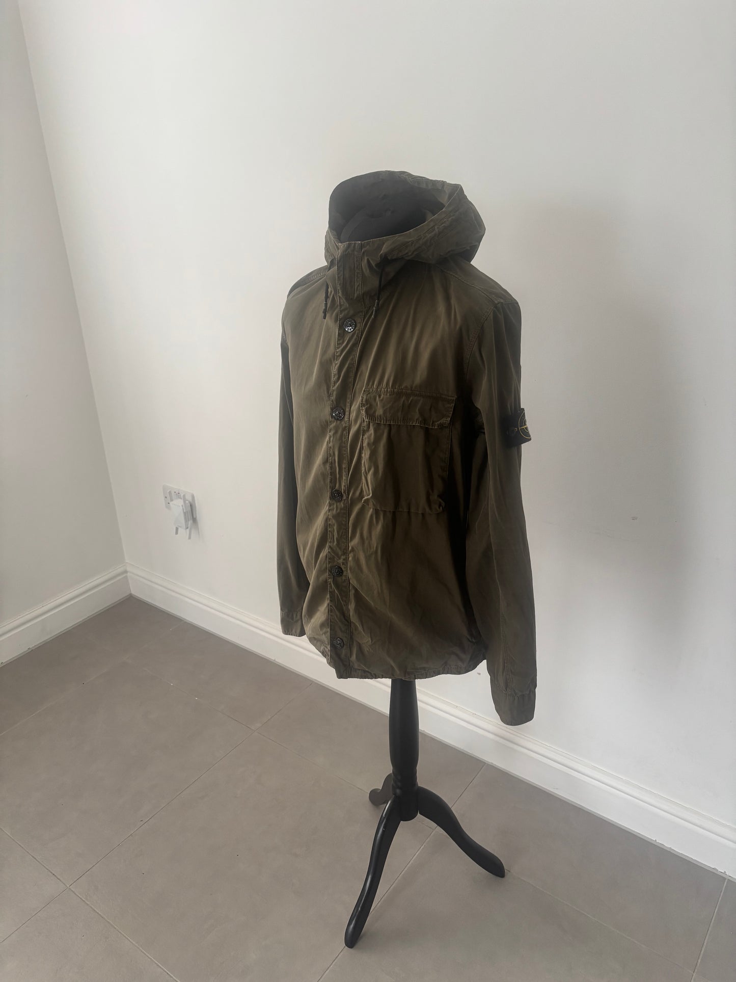 Stone Island Hooded Overshirt (Olive)