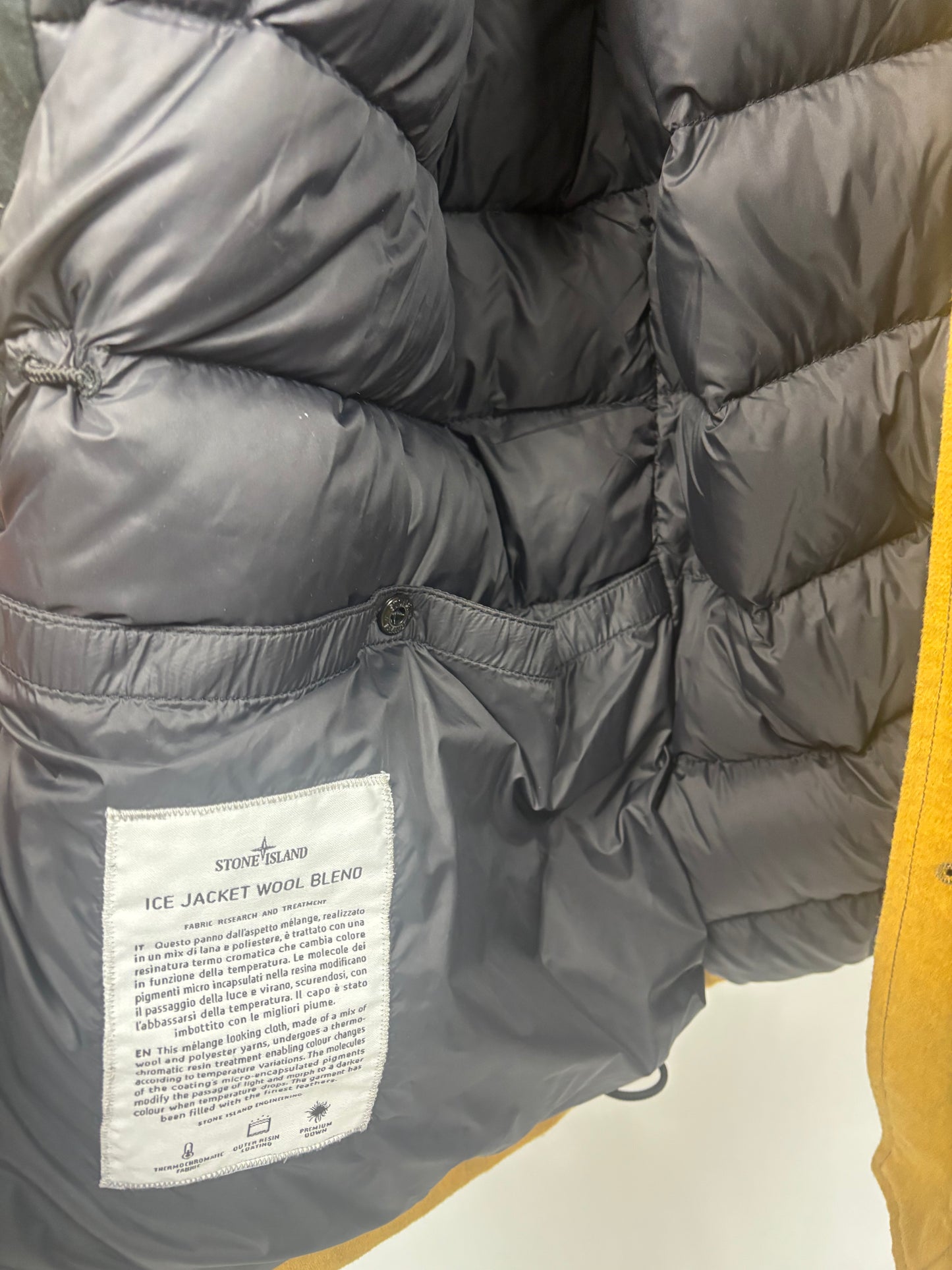 Stone Island Ice Wool Blend (Yellow)