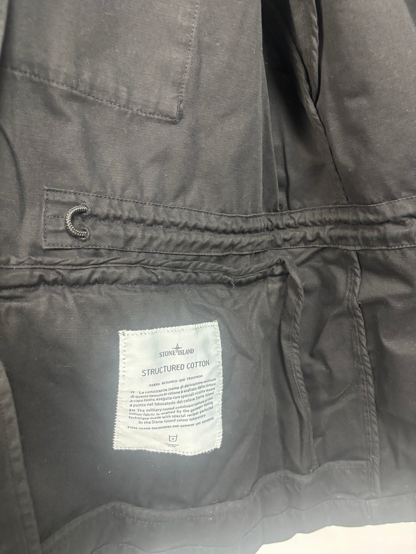 Stone Island Structured Cotton (Black)