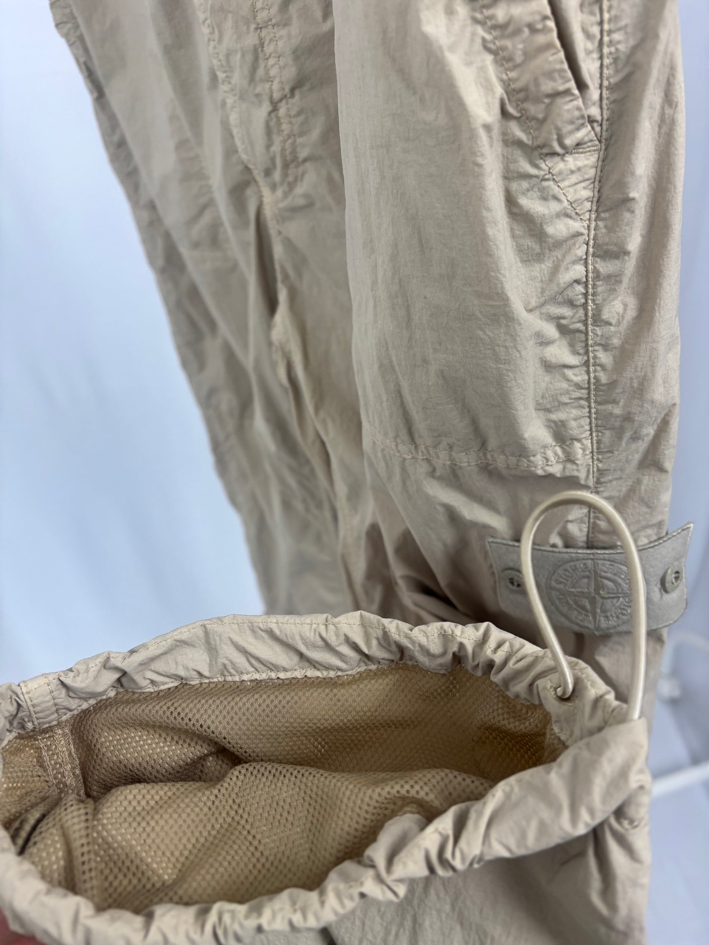 Stone Island Smergliato Ghost Trousers (Cream)