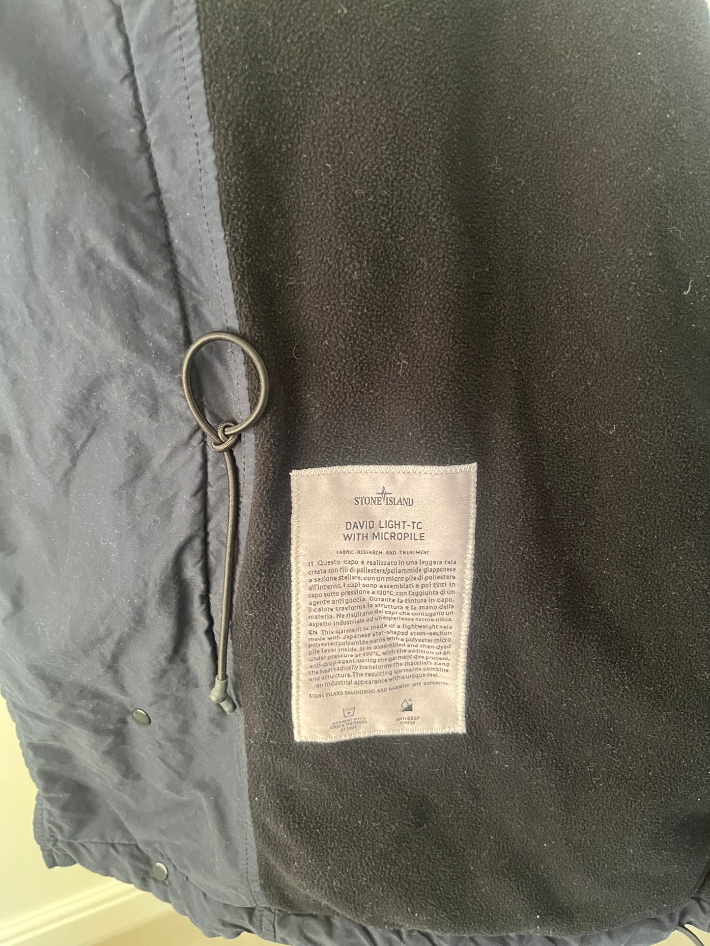 Stone Island David Light-TC With Micropile (Navy)