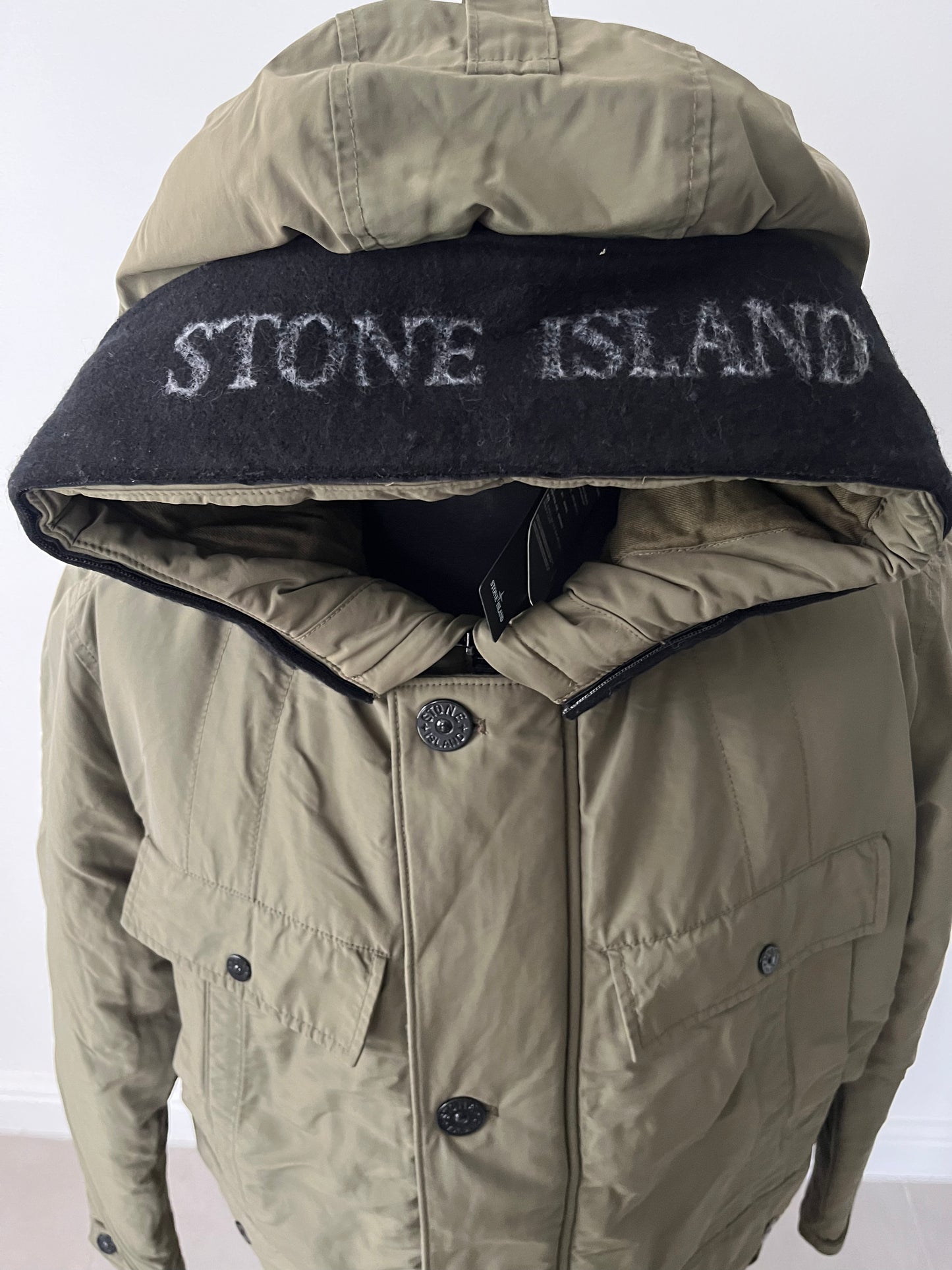 Stone Island Micro Reps With Primaloft Insulation Technology (Olive)