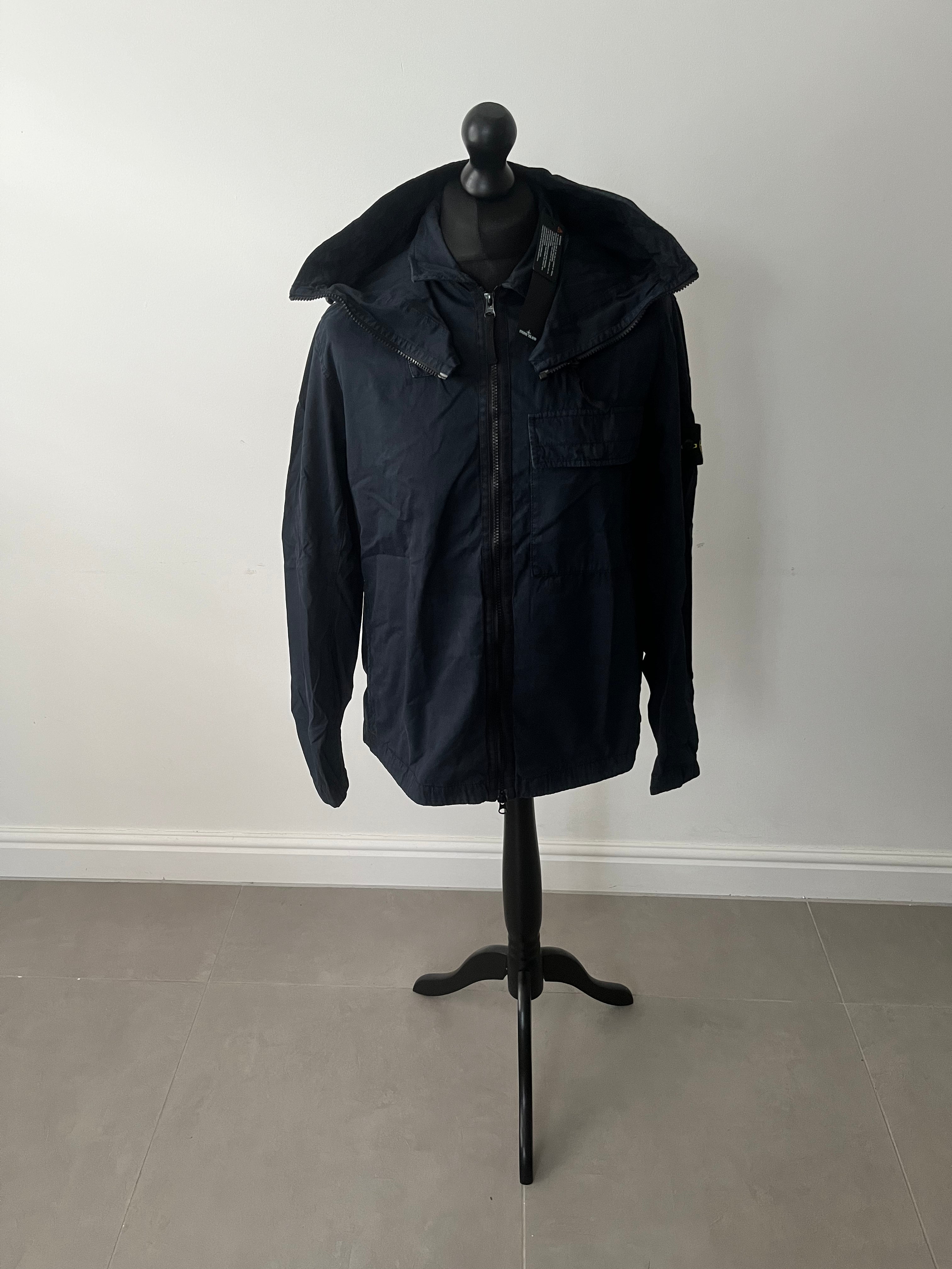 Stone island overshirt with hood on sale