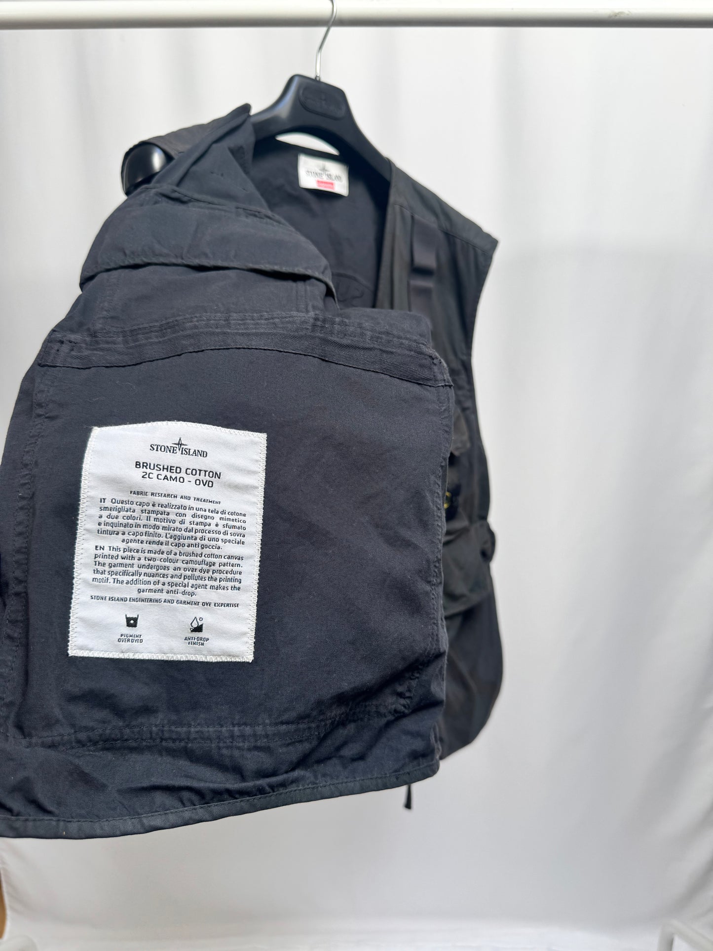 Stone Island X Supreme Cotton 2C Camo-OVD (Black)