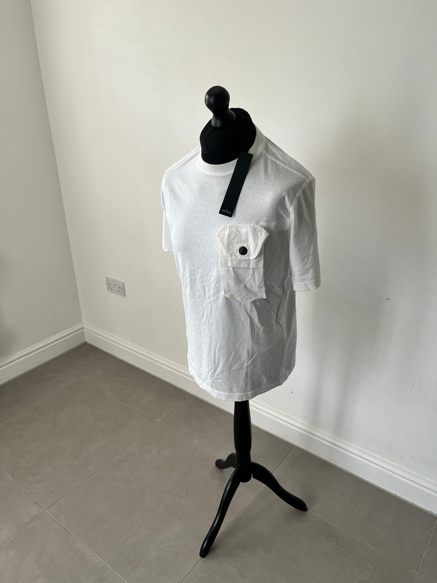 Stone Island Pocket T-Shirt (White)