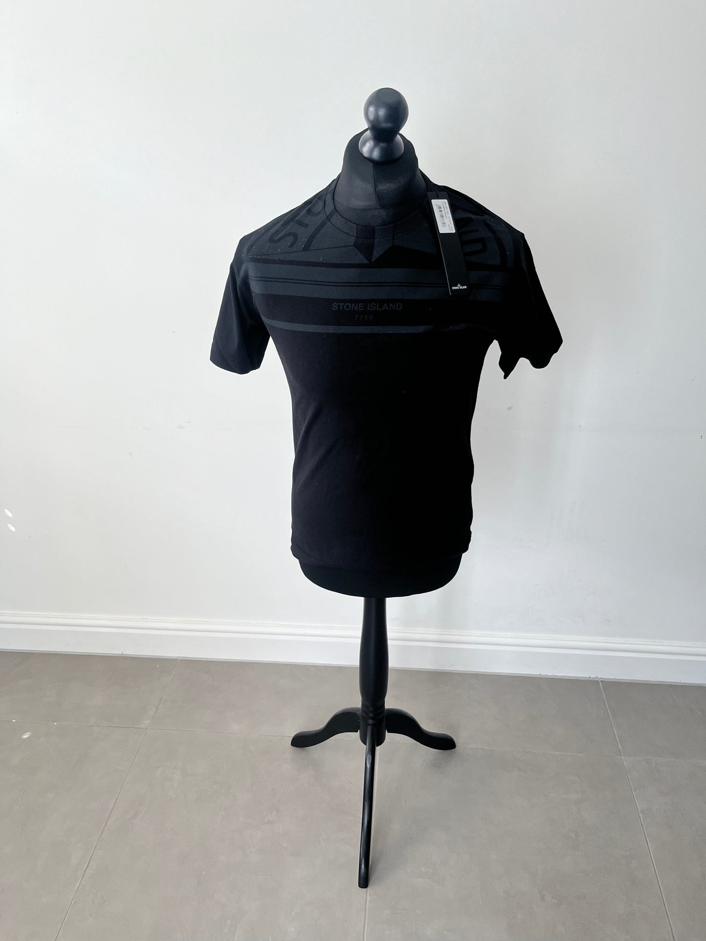 Stone Island Mosaic Three Print T-Shirt (Black)