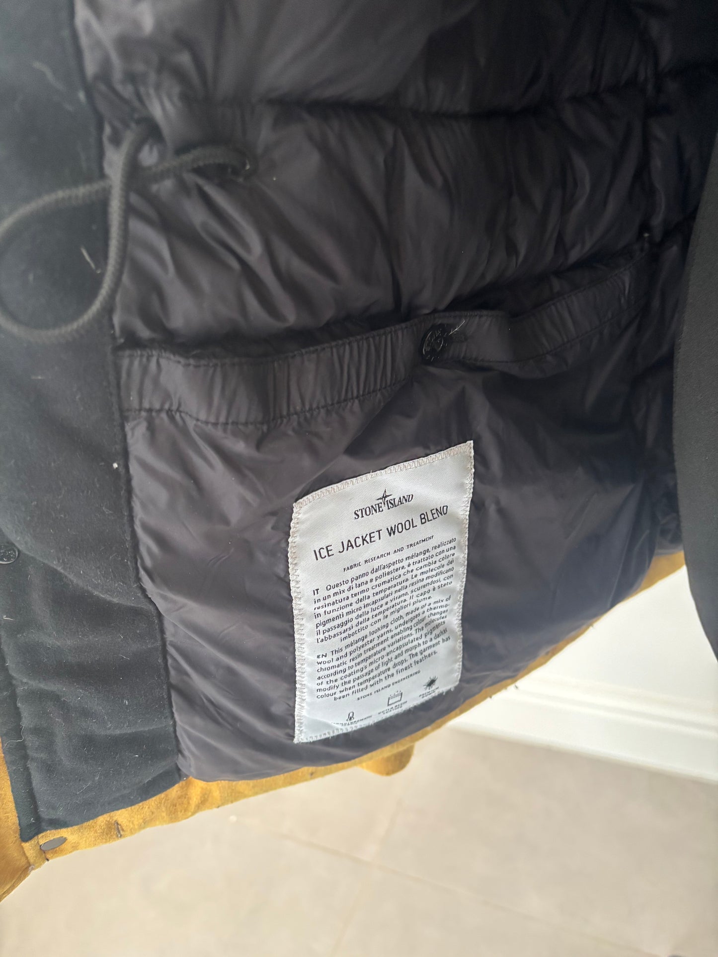 Stone Island Ice Wool Blend (Yellow)