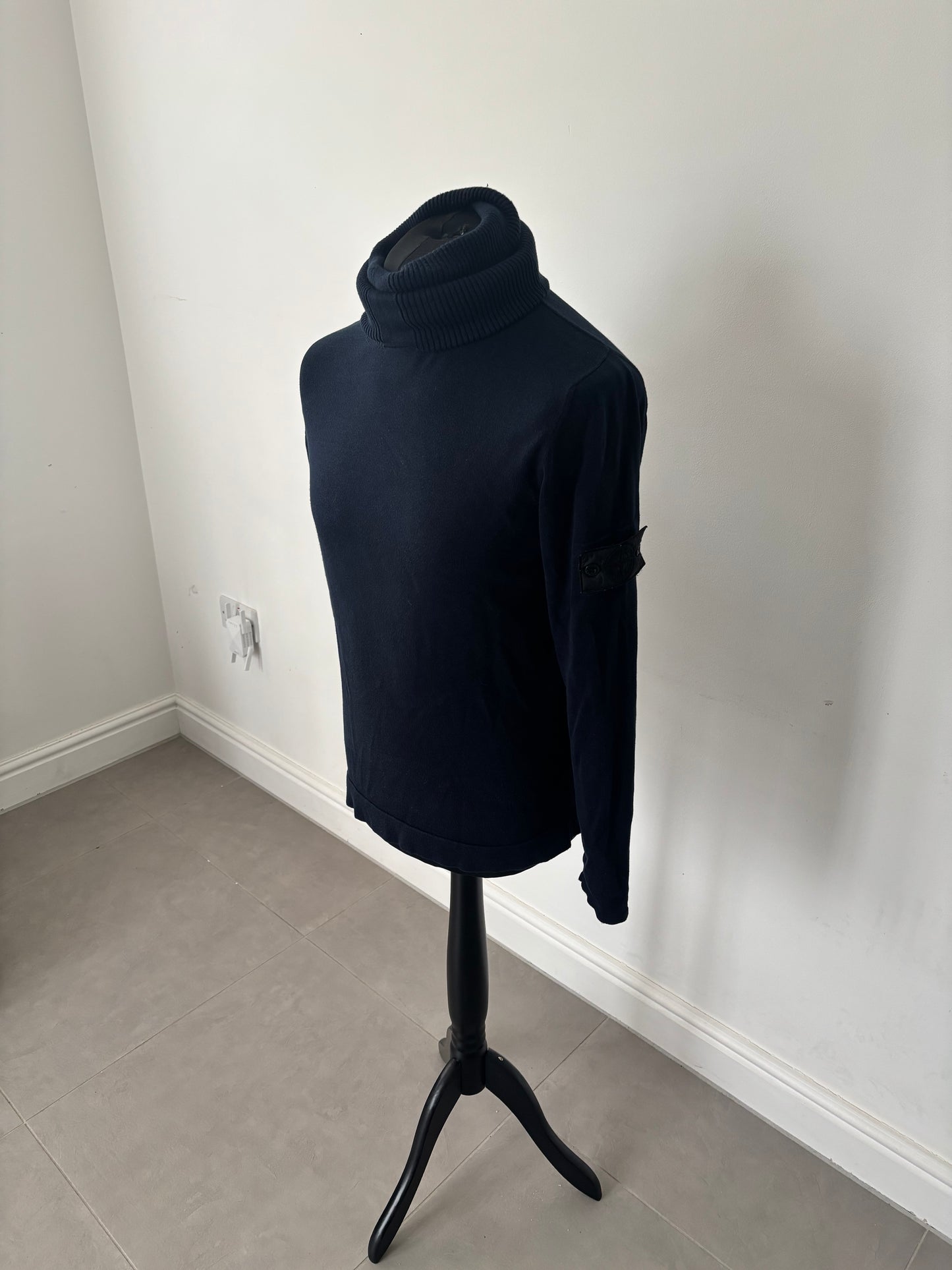 Stone Island Shadow Project Roll Neck (Navy)
