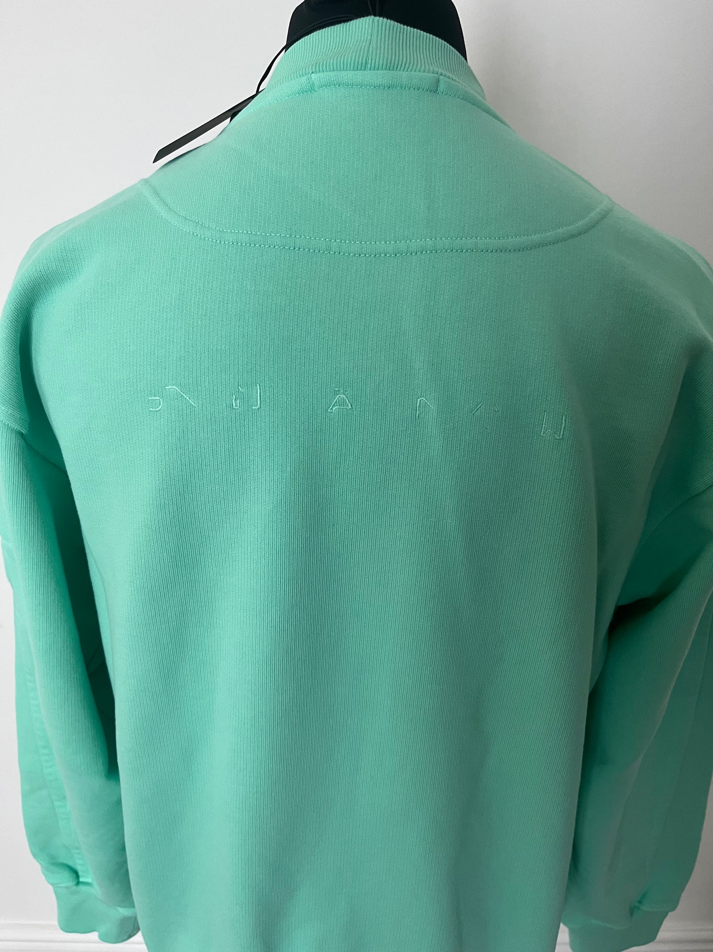 Stone Island Shadow Project Sweatshirt + Embroidery Cotton Fleece (Light Green)