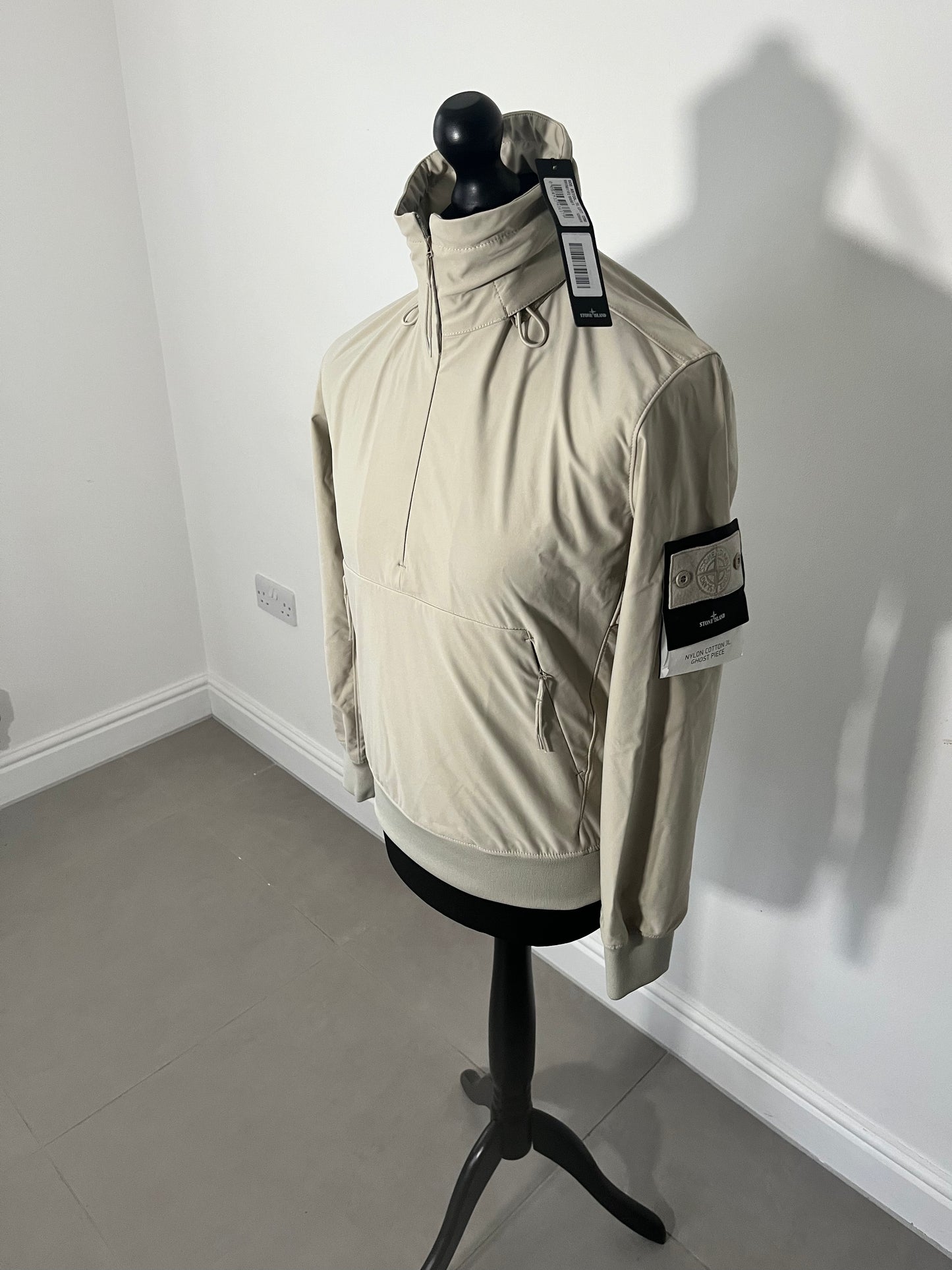 Stone Island Nylon Cotton 3L Ghost Piece (Cream)