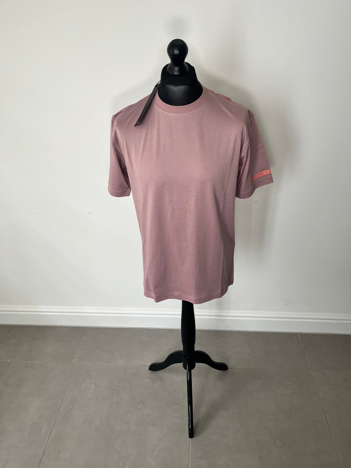Stone Island Organic Cotton Sequal Yarn Jersey (Rose Quartz)