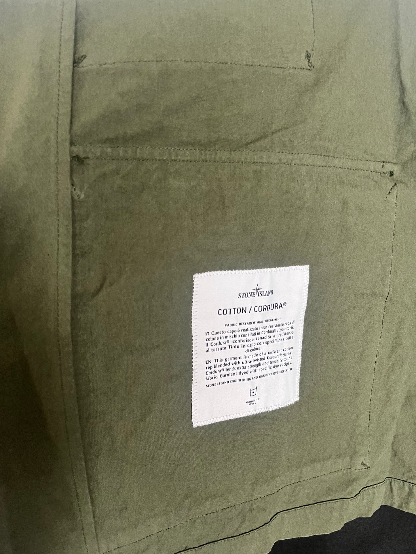 Stone Island Cotton Cordura Field Jacket (Olive)