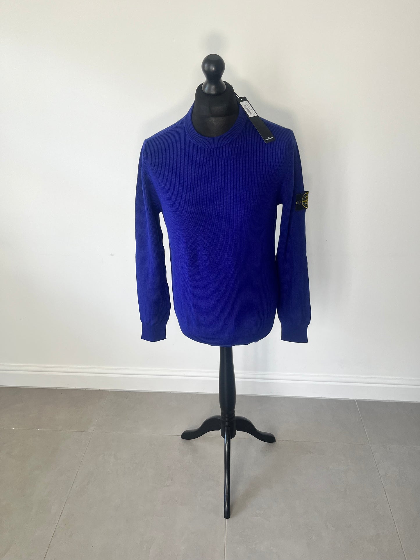 Stone Island Thick Knit Sweater (Royal Blue)