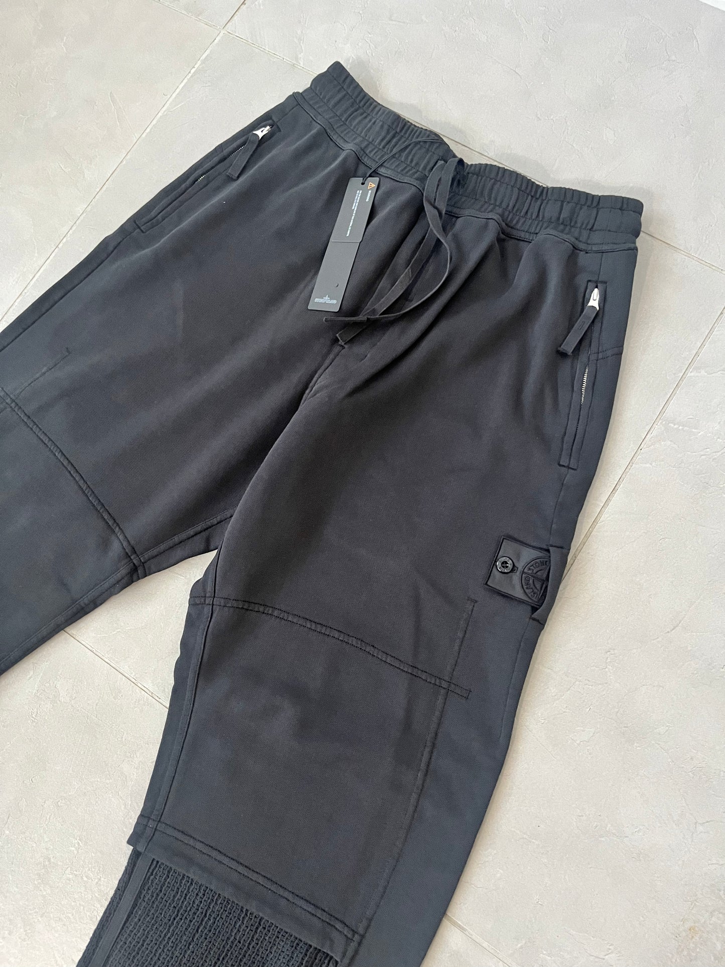 Stone Island Shadow Project Terry Lounge Pants (Black)