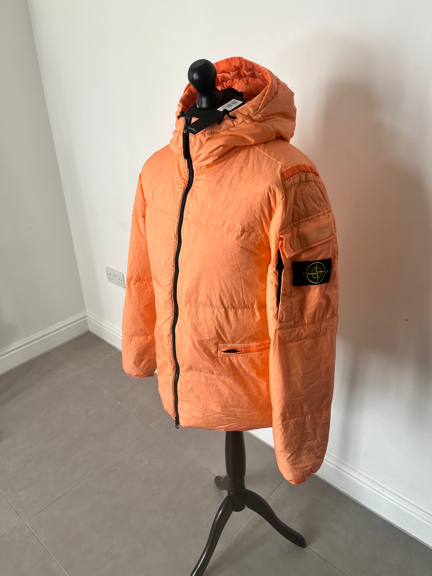 Stone Island Garment Dyed Crinkle Reps R-NY Down (Peach)