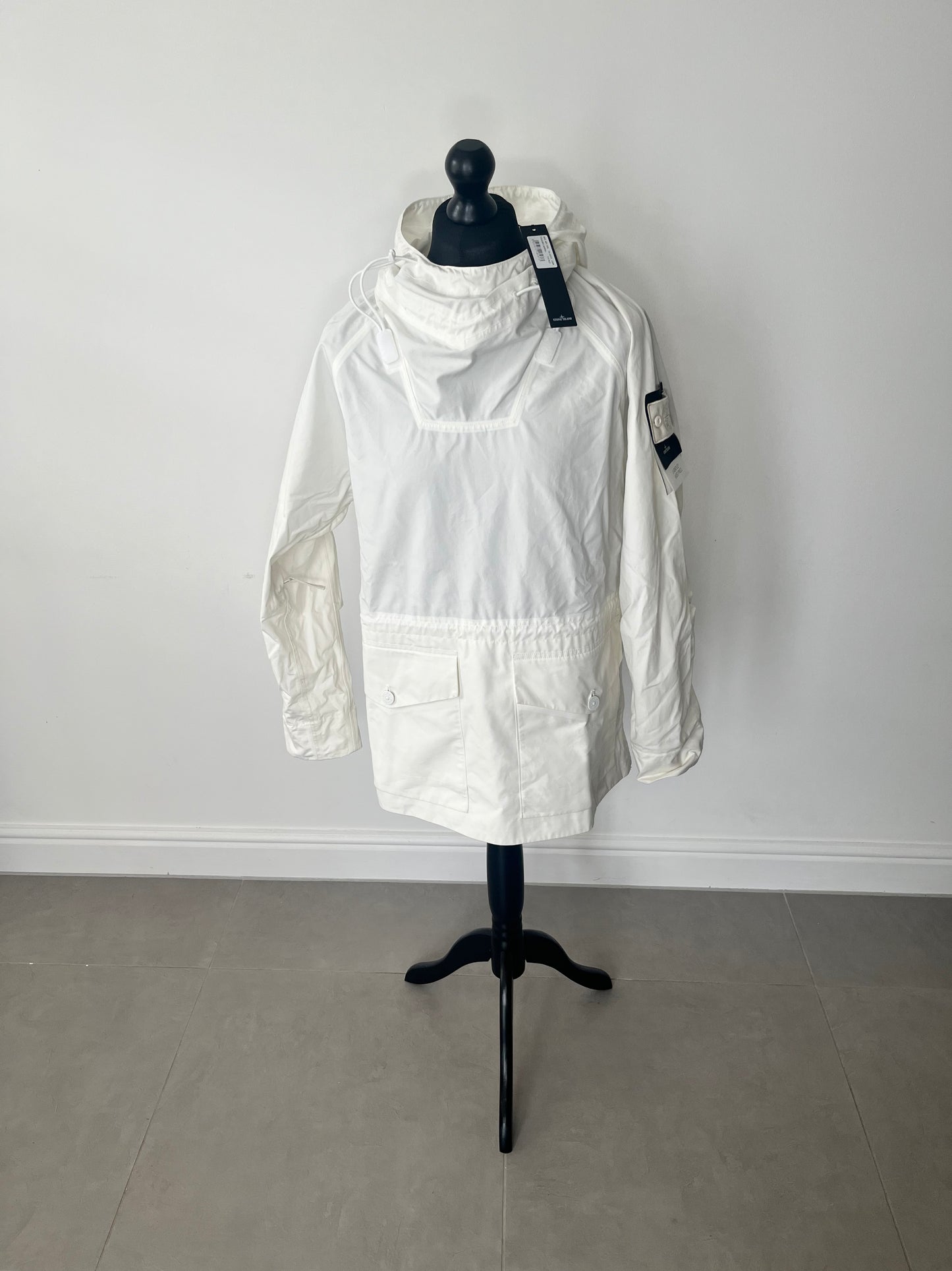 Stone Island O-Ventile Ghost Anorak (White)