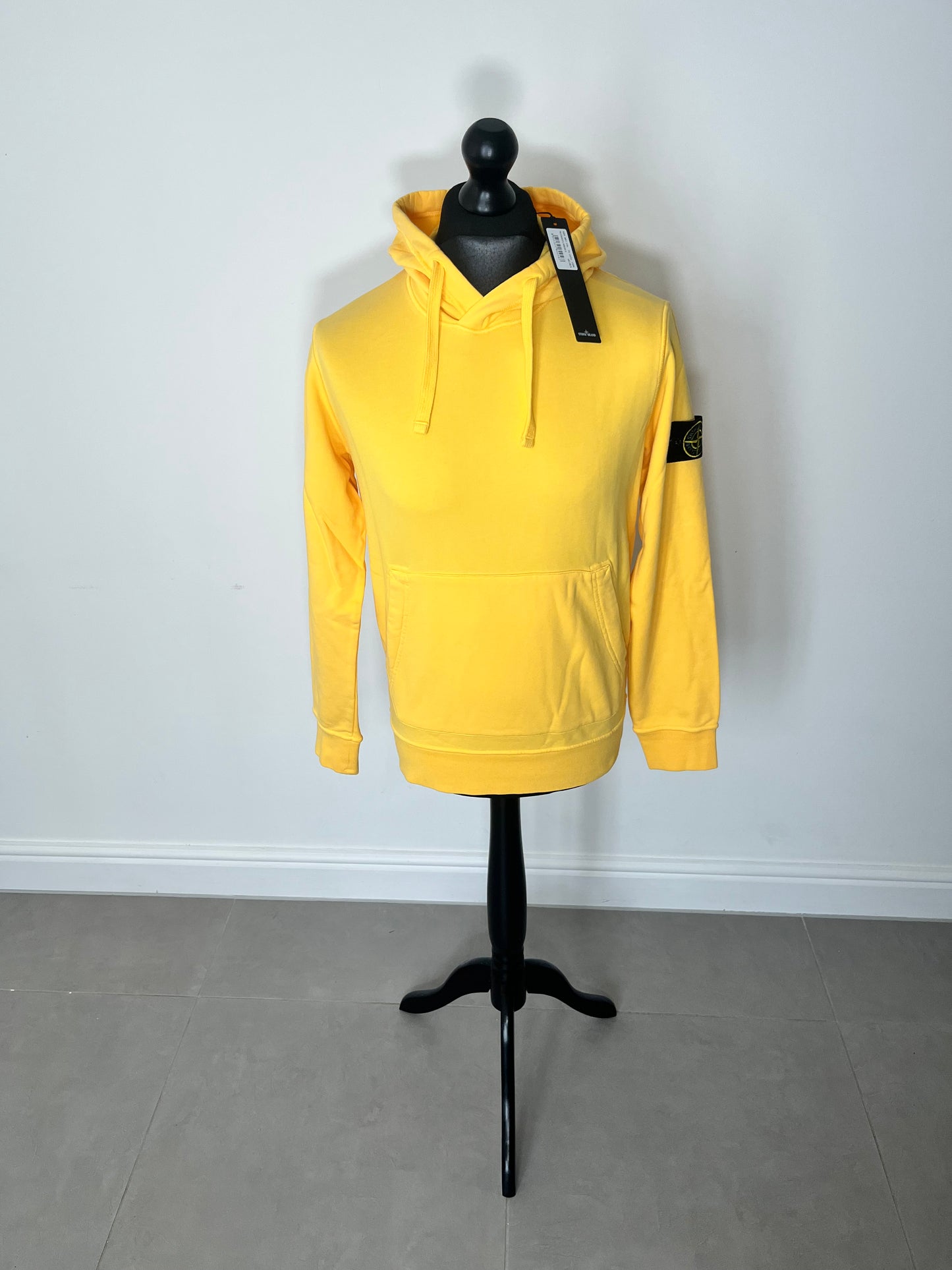 Stone Island Garment Dyed Popover Hoodie (Yellow)