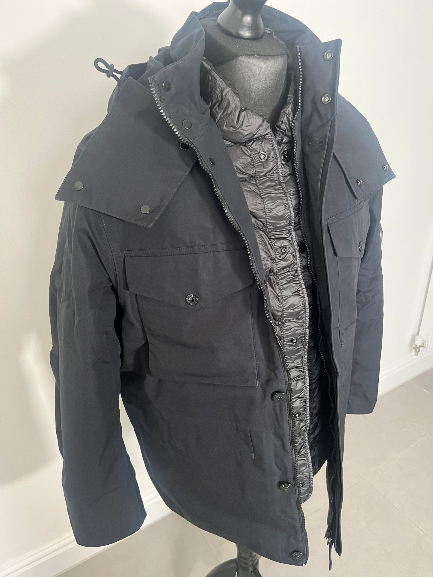 Stone Island O-Ventile Ghost (Black)
