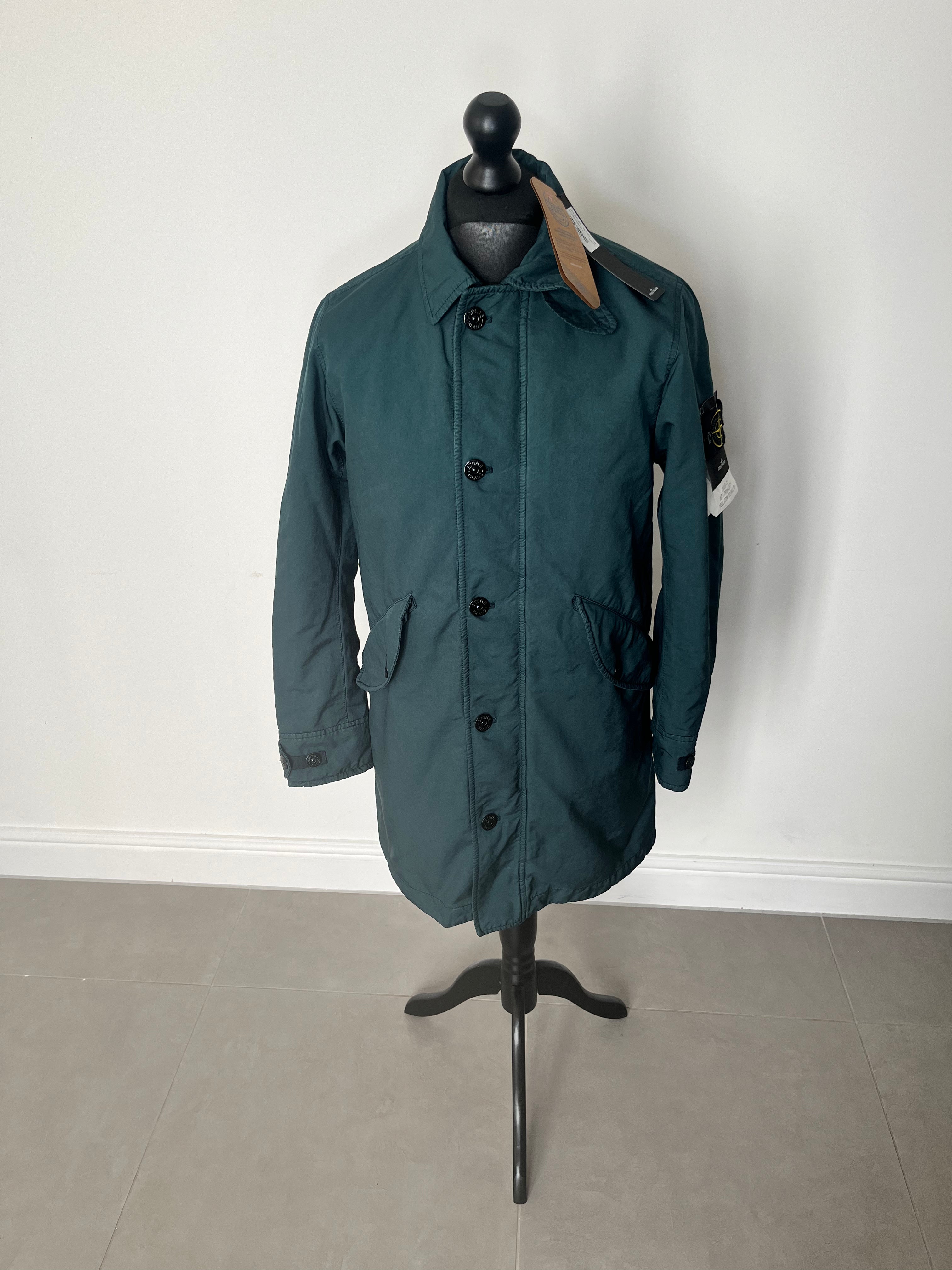 Stone island trench coat david tc on sale