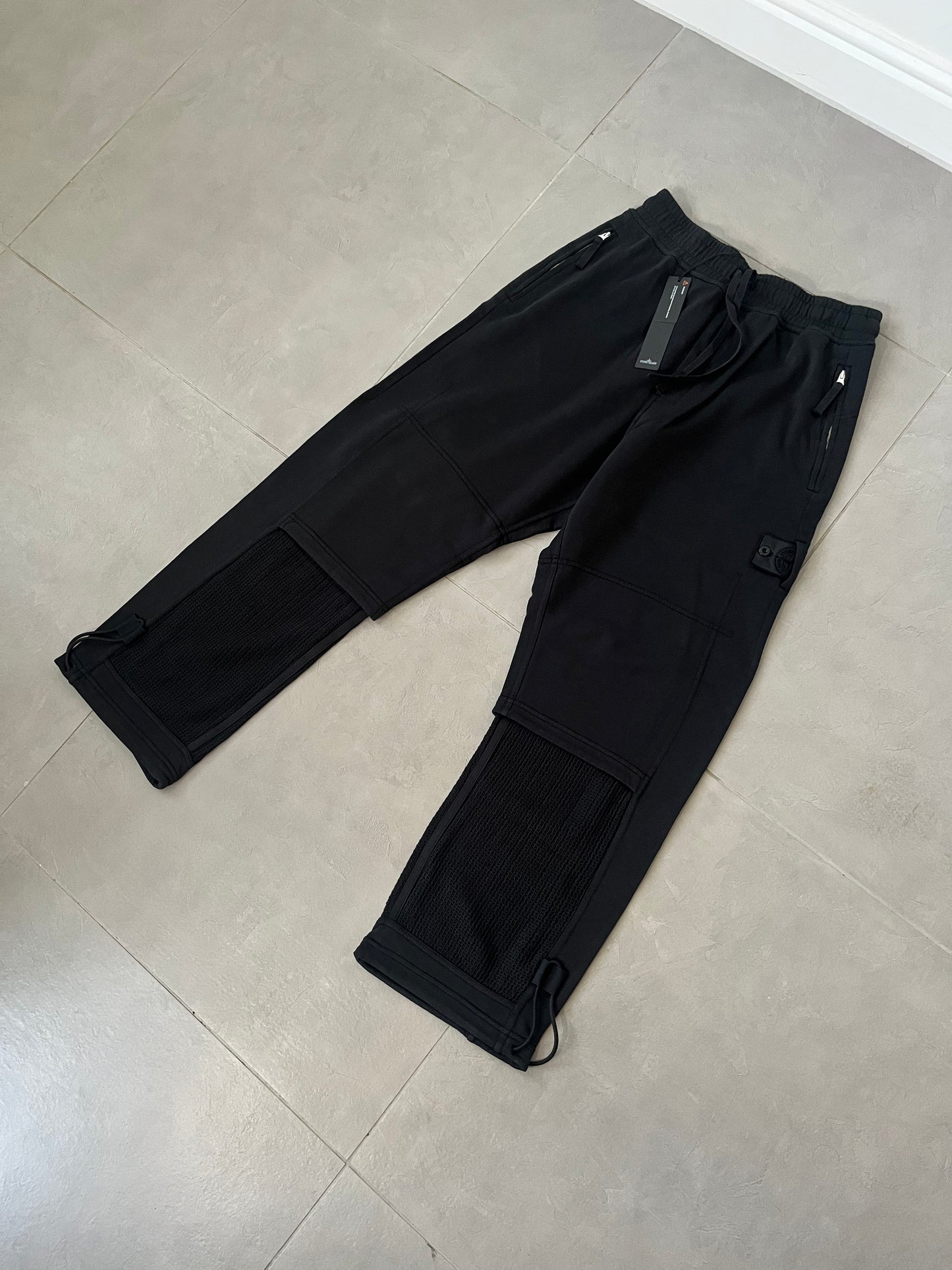 Stone Island Shadow Project Terry Lounge Pants (Black)