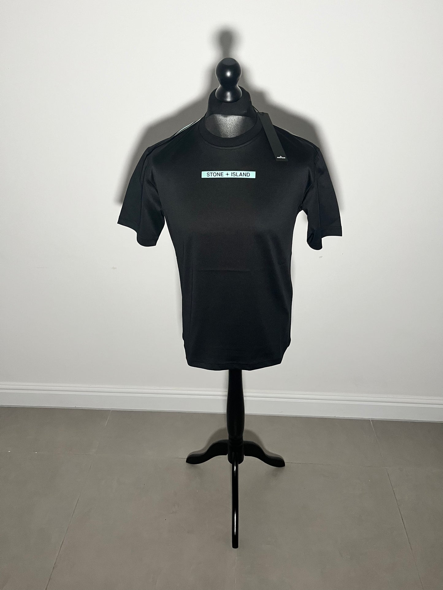 Stone Island Micrographic Print T-Shirt (Black)