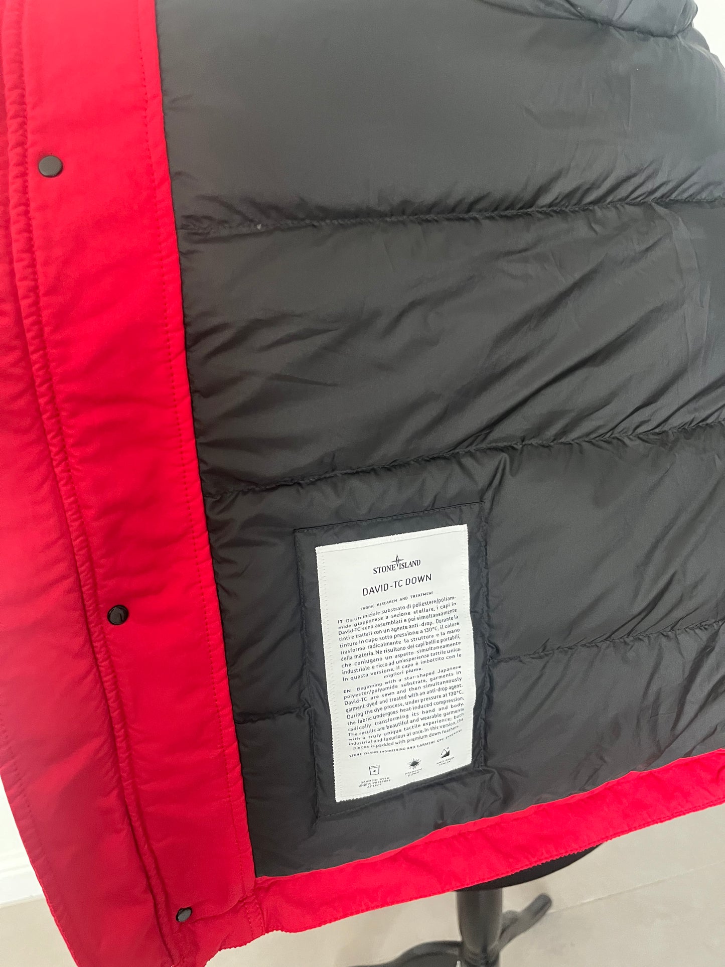 Stone Island David-TC Down (Red)