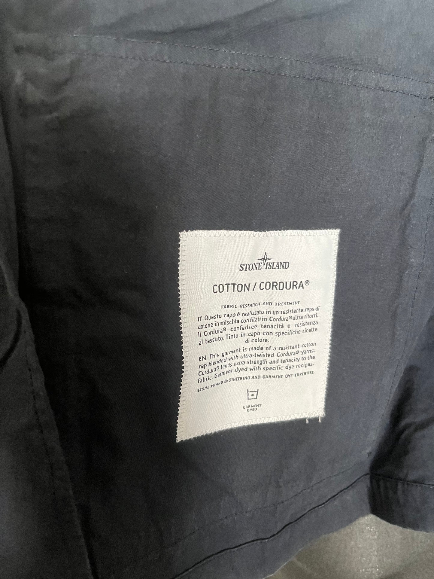 Stone Island Cotton Cordura Field Jacket (Navy)