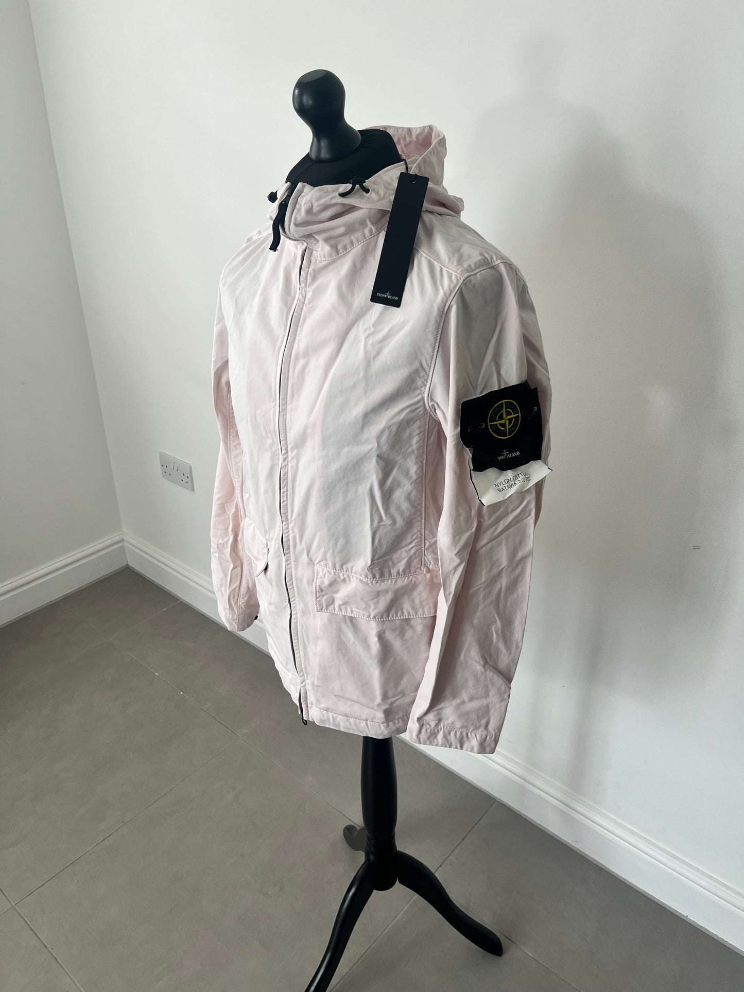 Stone Island Nylon Cotton Batavia 2-2-TC (Pink)