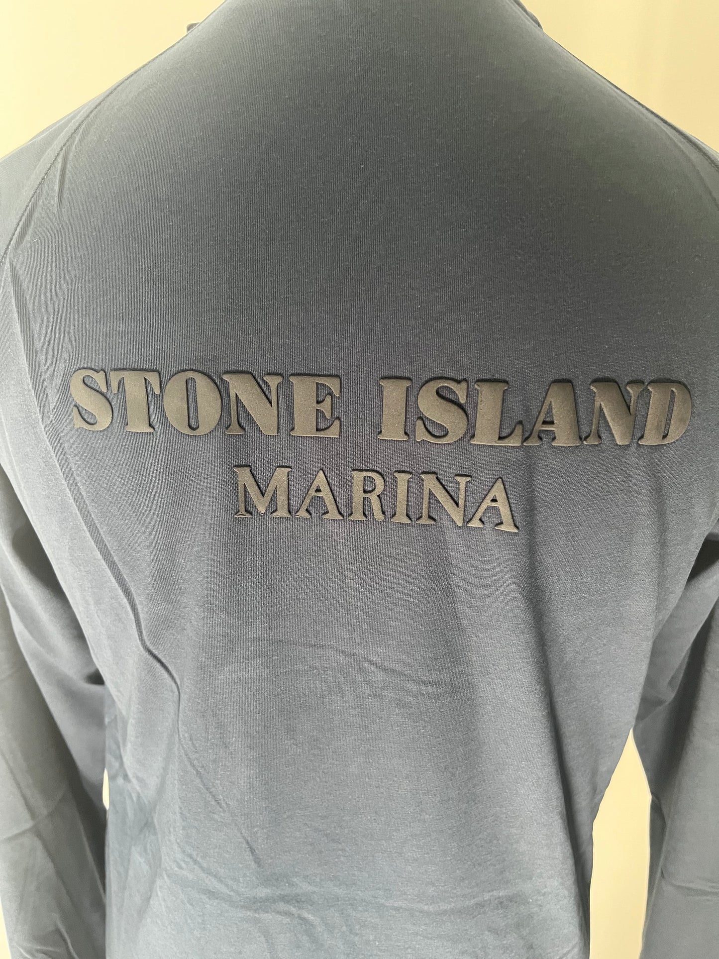 Stone Island Marina Long Sleeve T-Shirt (Navy)