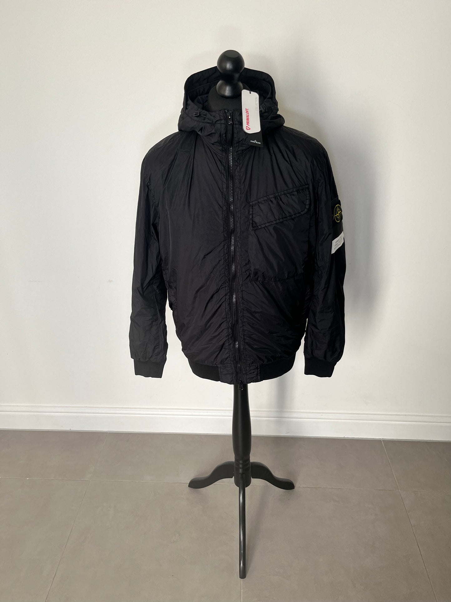 Stone Island Garment Dyed Crinkle Reps R-NY With Primaloft - TC (Black)