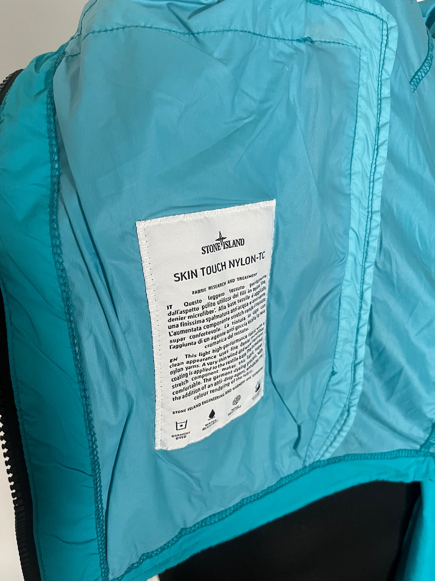 Stone Island Skin Touch Nylon-TC (Teal Blue)