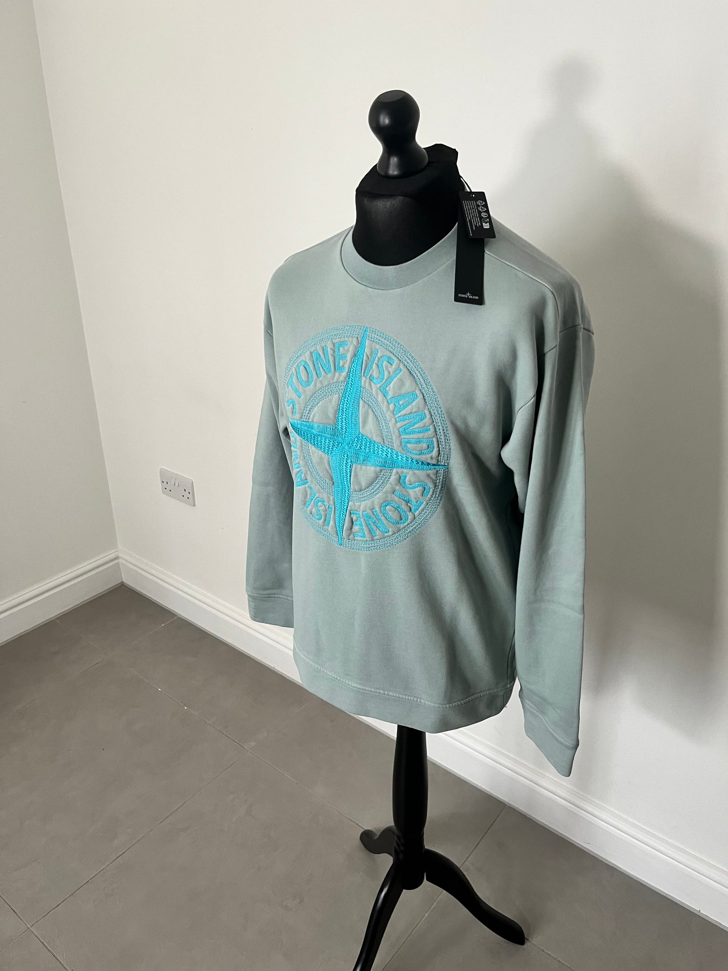 Stone Island Stitches Four Print (Sky Blue)