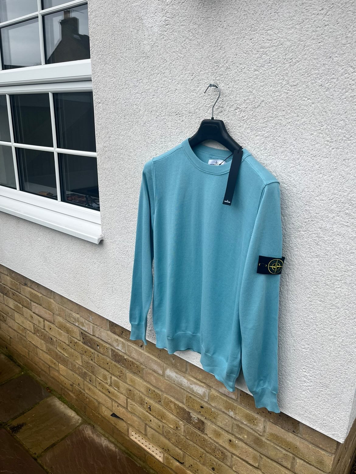 Stone Island Knitted Sweatshirt (Aqua)