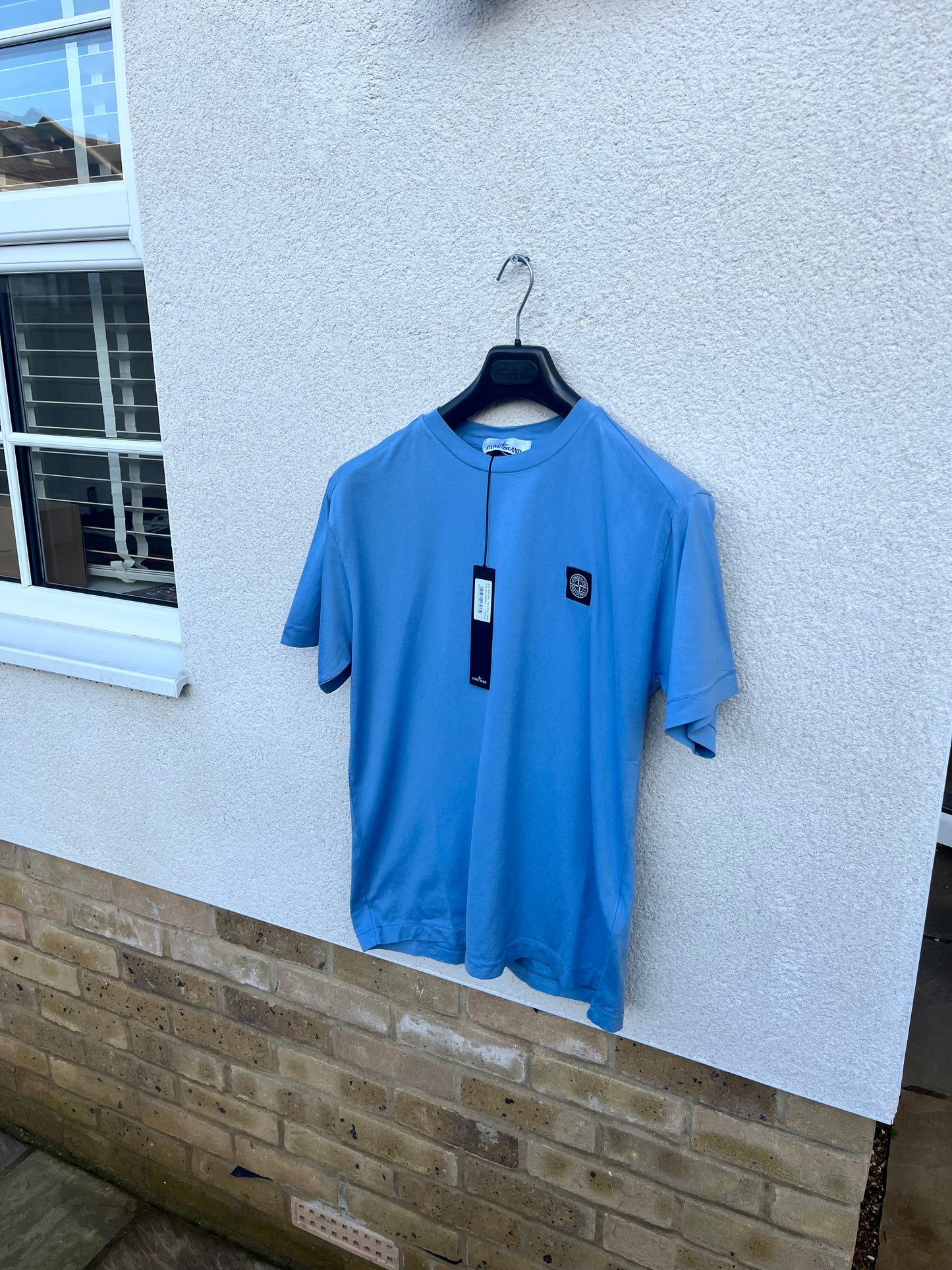 Stone Island Patch T-Shirt (Powder Blue)
