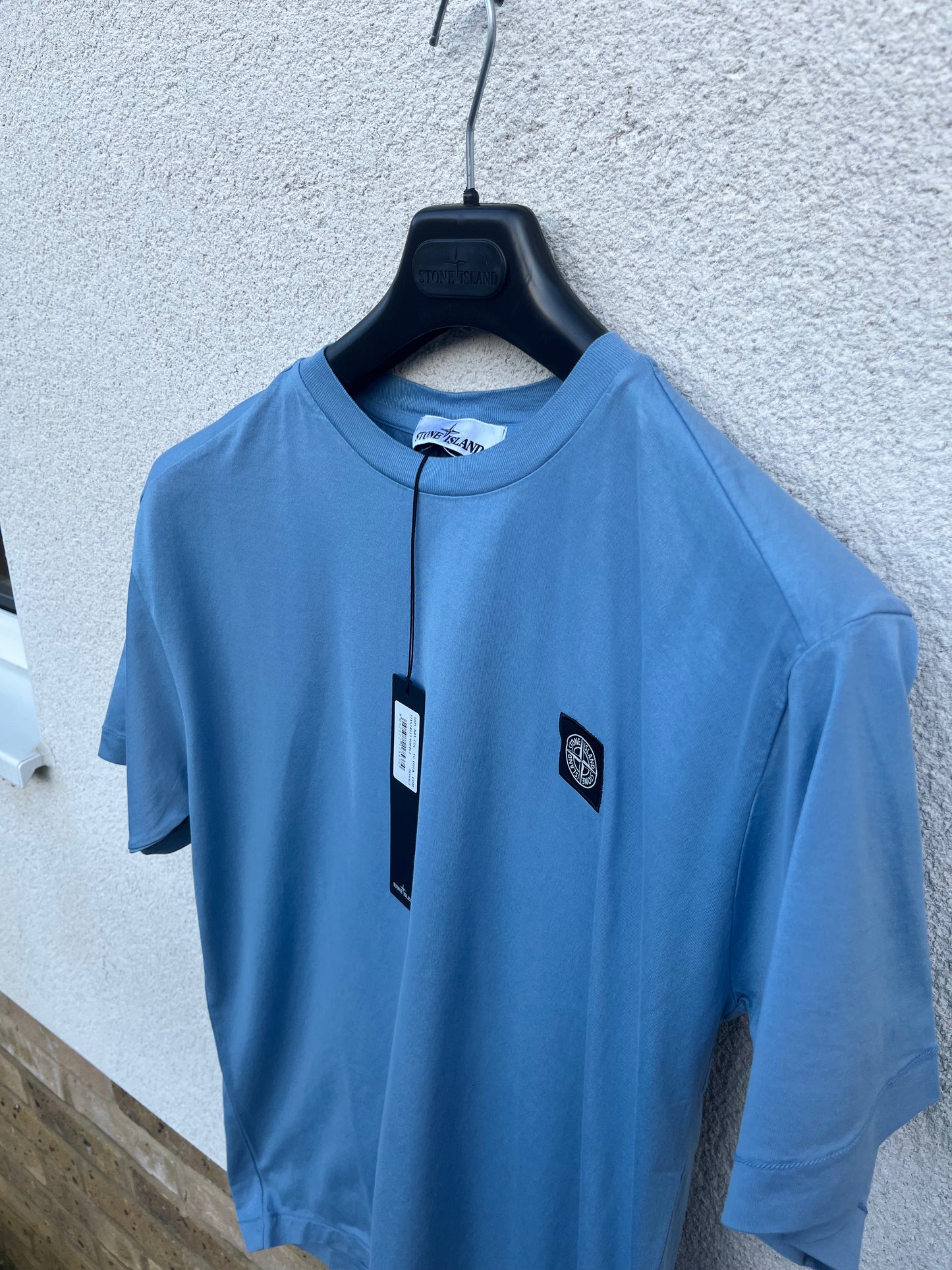 Stone Island Patch T-Shirt (Powder Blue)