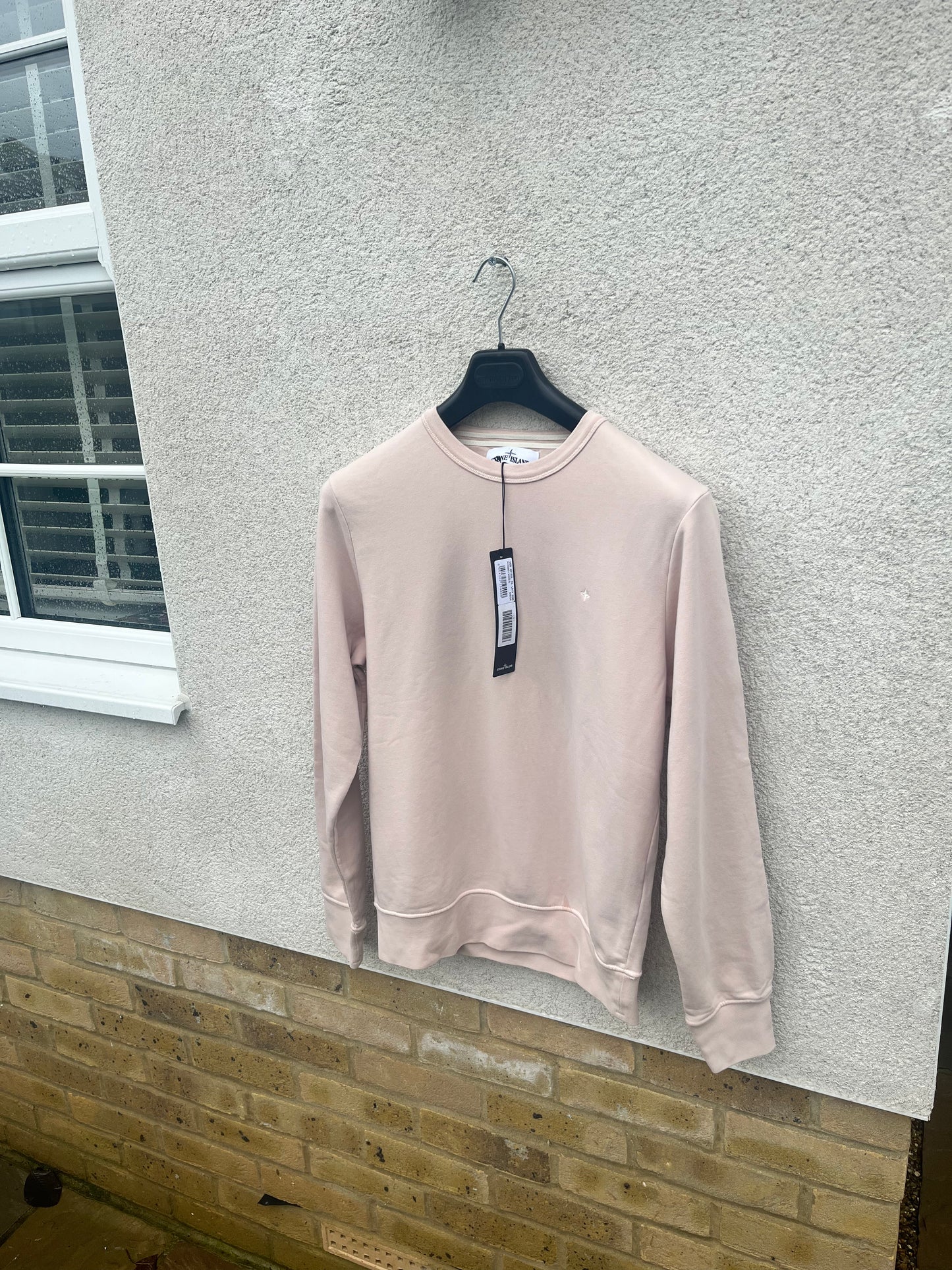 Stone Island Marina Cotton Sweatshirt (Antique Rose)