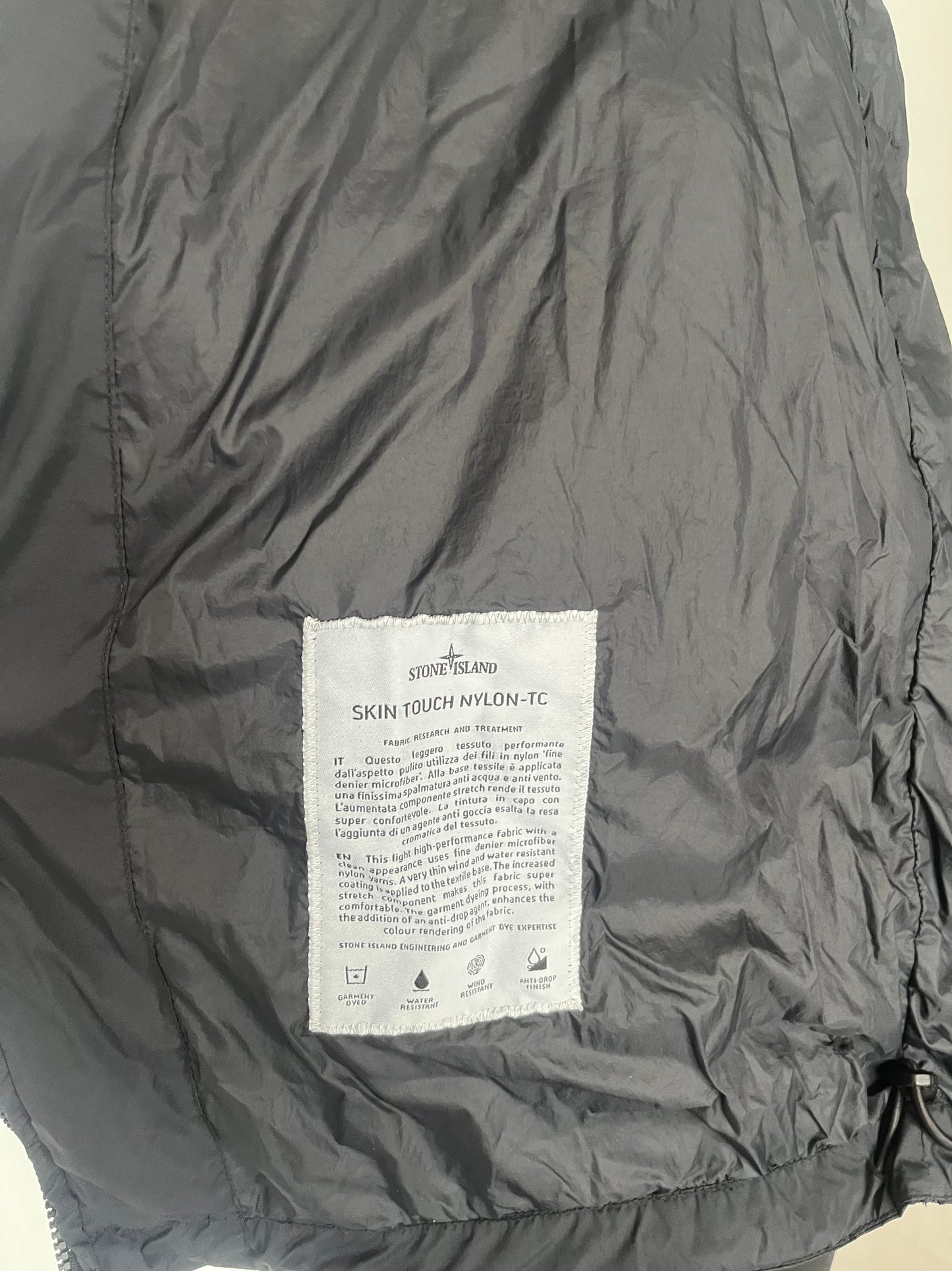 Stone Island Skin Touch Nylon-TC (Black)