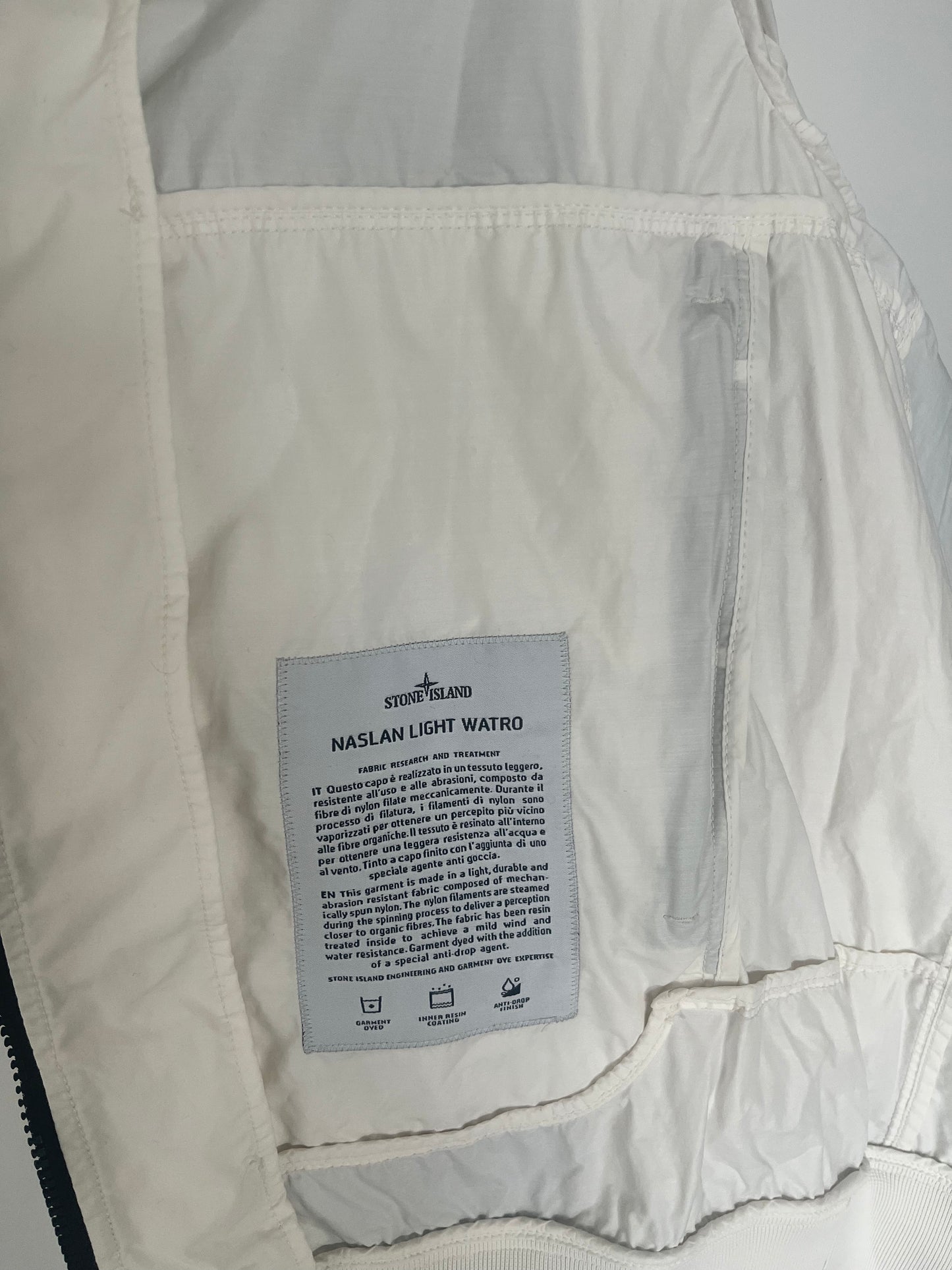 Stone Island Naslan Light Watro (White)