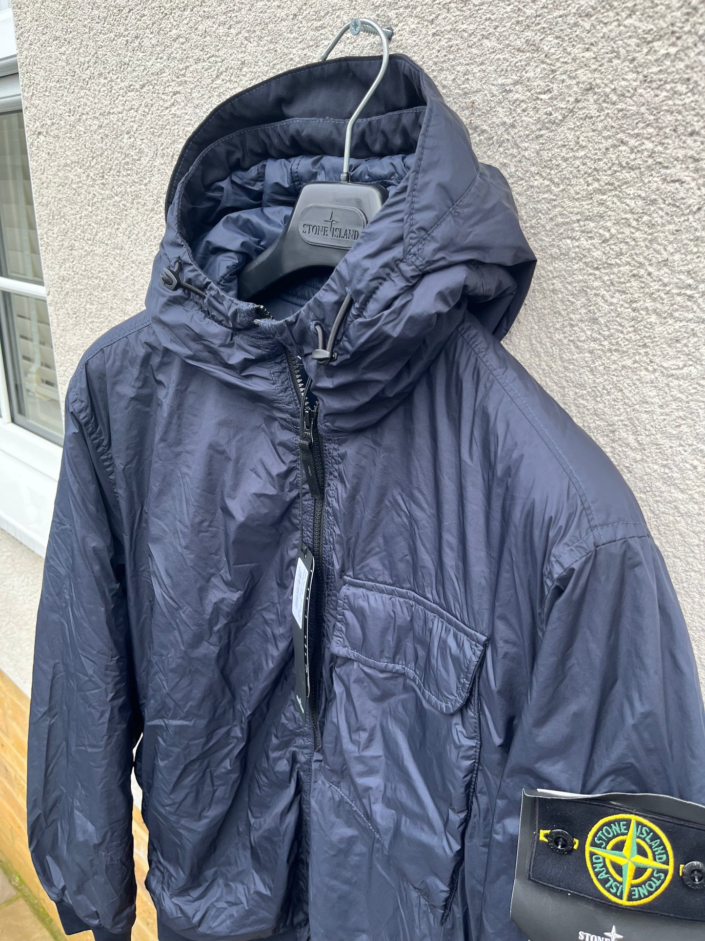 Stone Island Garment Dyed Crinkle Reps R-NY With Primaloft - TC (Navy)