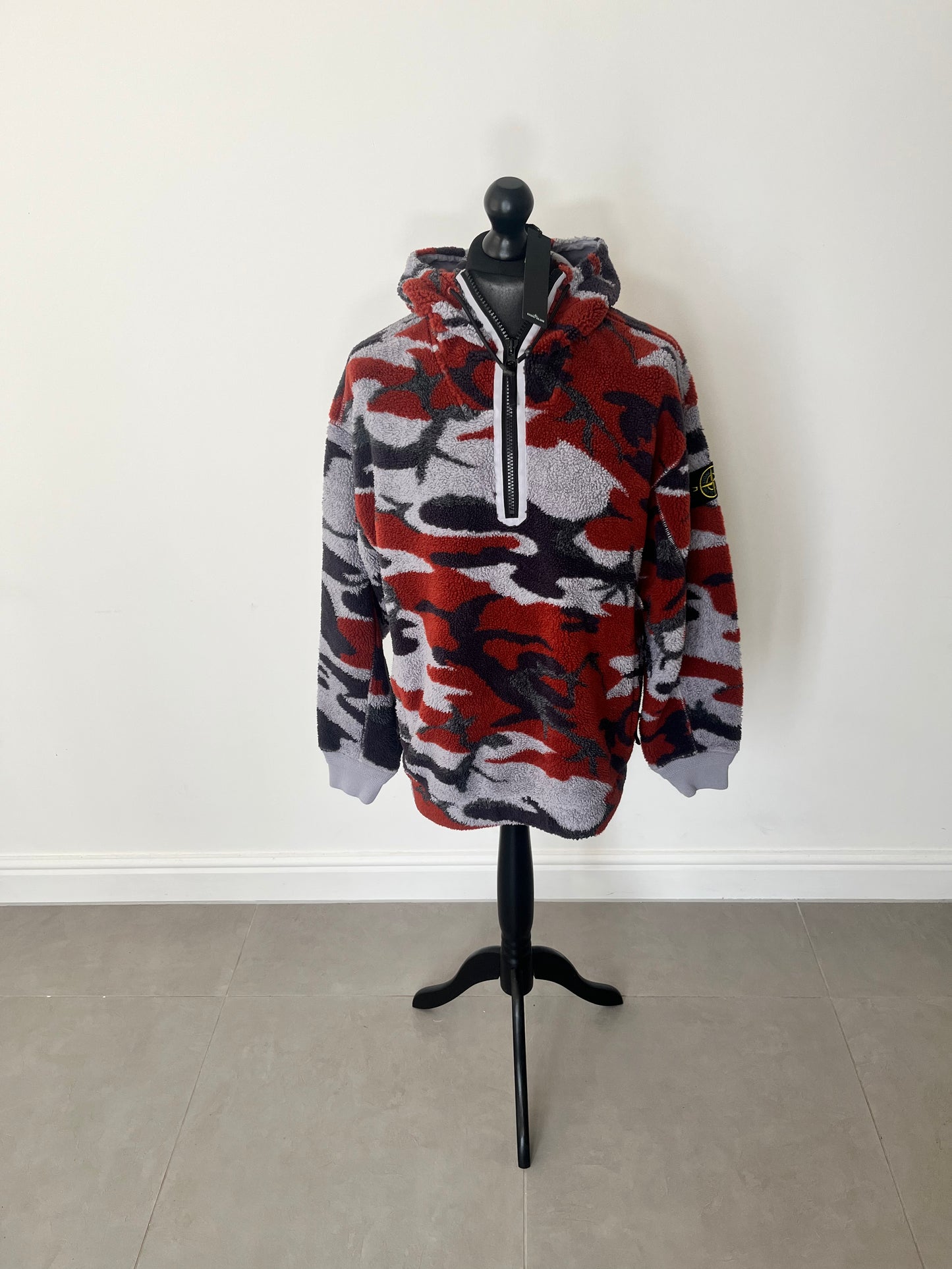 Stone Island Heritage Camo Fleece Hoodie (Camo)