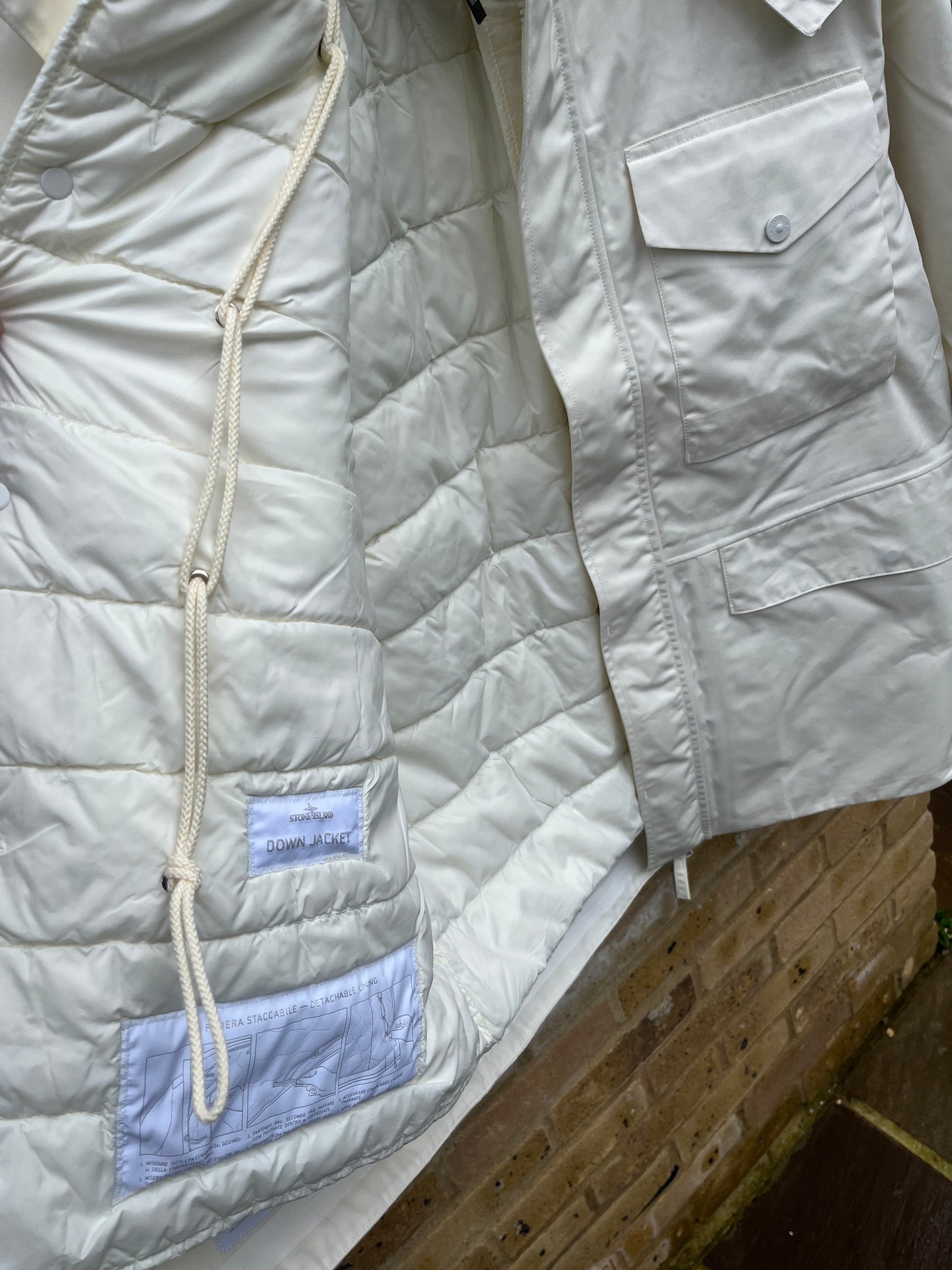 Stone Island O-Ventile Ghost (White)